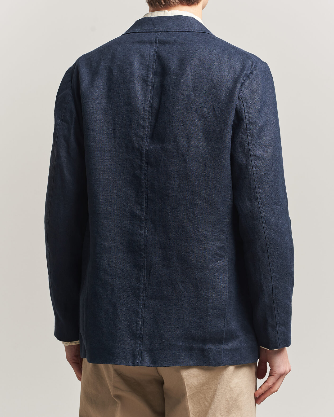 Mies | Pikkutakit | GANT | Garment Dyed Linen Blazer Evening Blue
