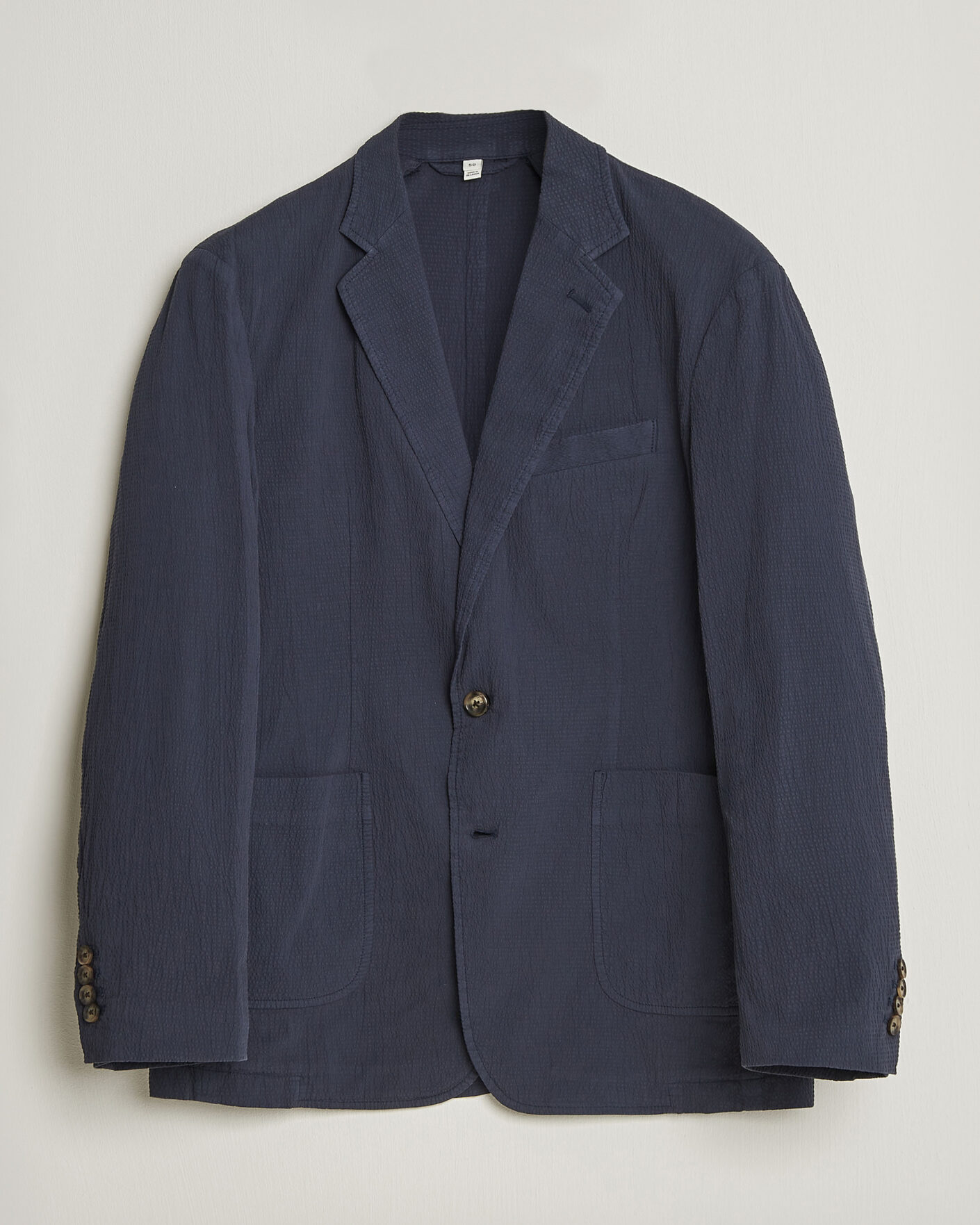 Mies | Pikkutakit | Gant | Garment Dyed Seersucker Blazer Evening Blue