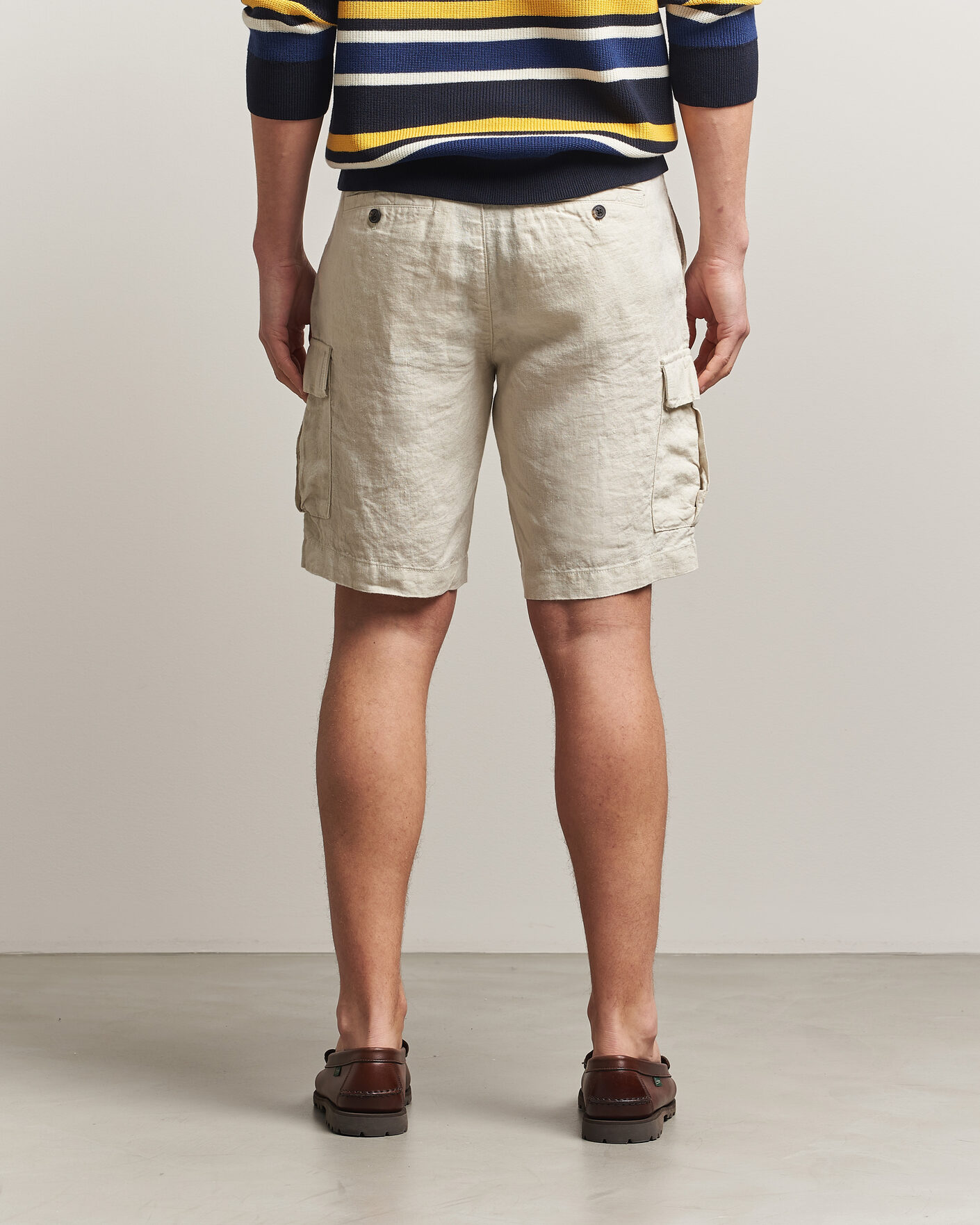 Mies | Shortsit | Gant | Regular Fit Linen Cargo Shorts Sand