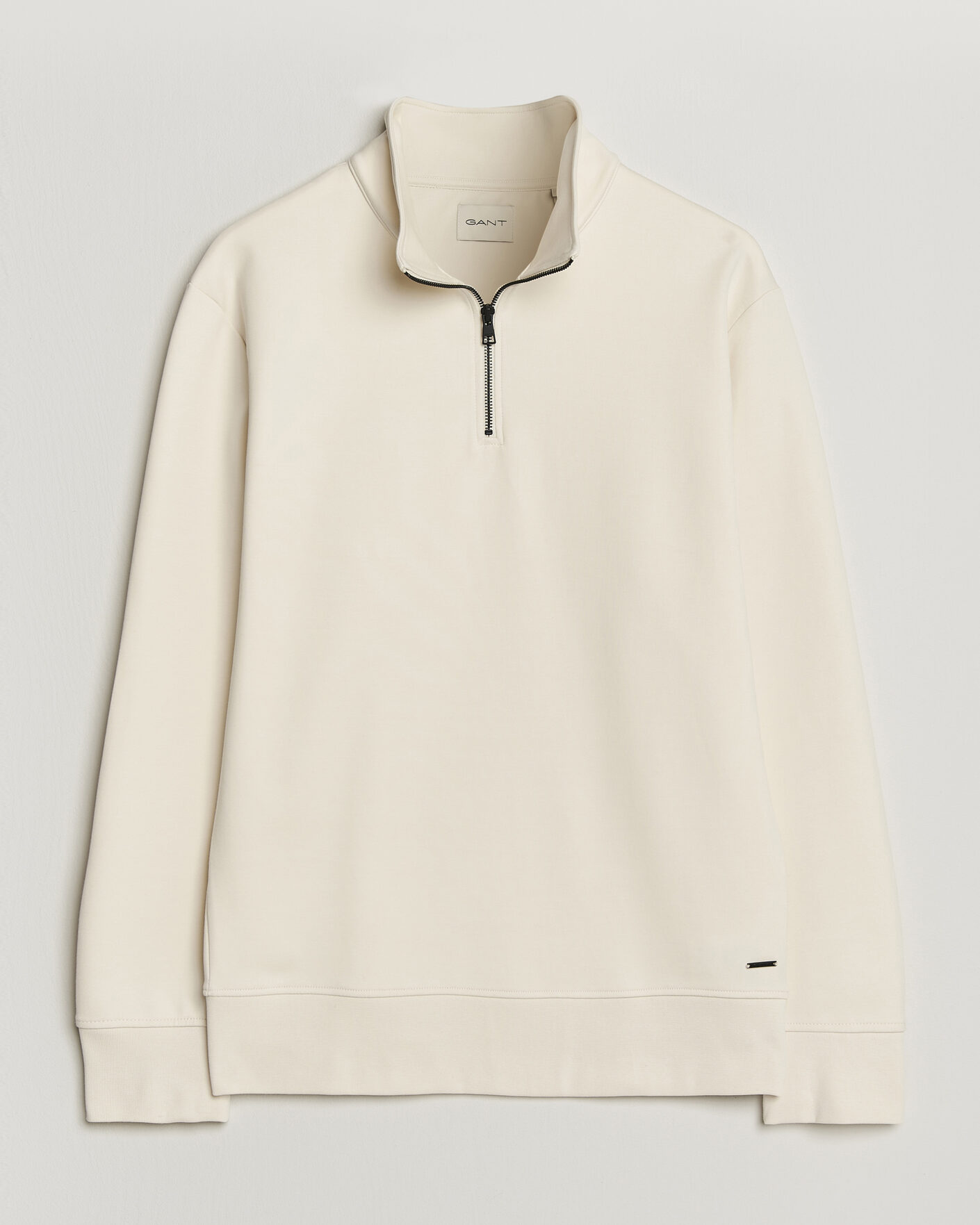 Mies | Puserot | Gant | Interlock Half Zip Creamed White