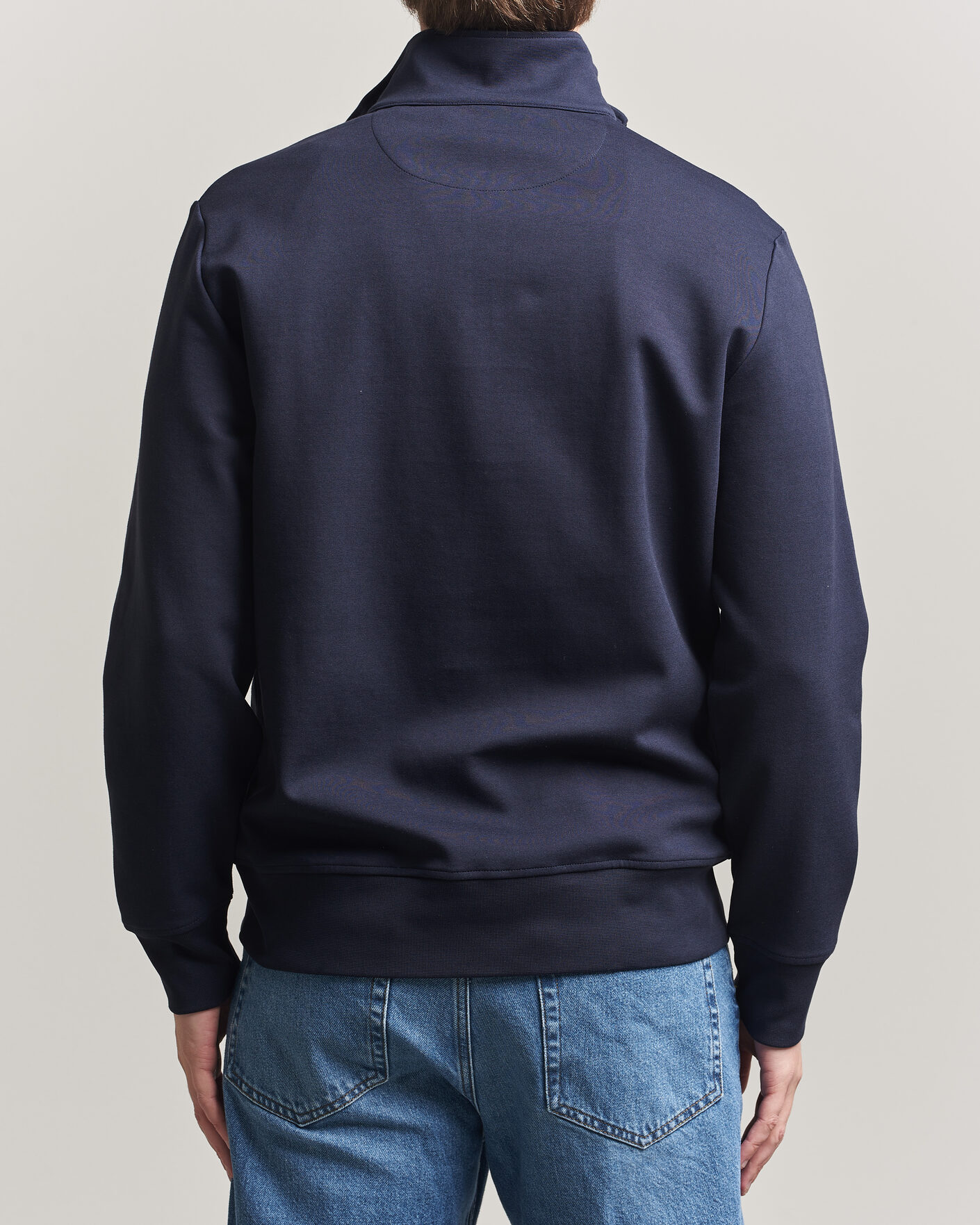 Mies | Puserot | Gant | Interlock Half Zip Evening Blue