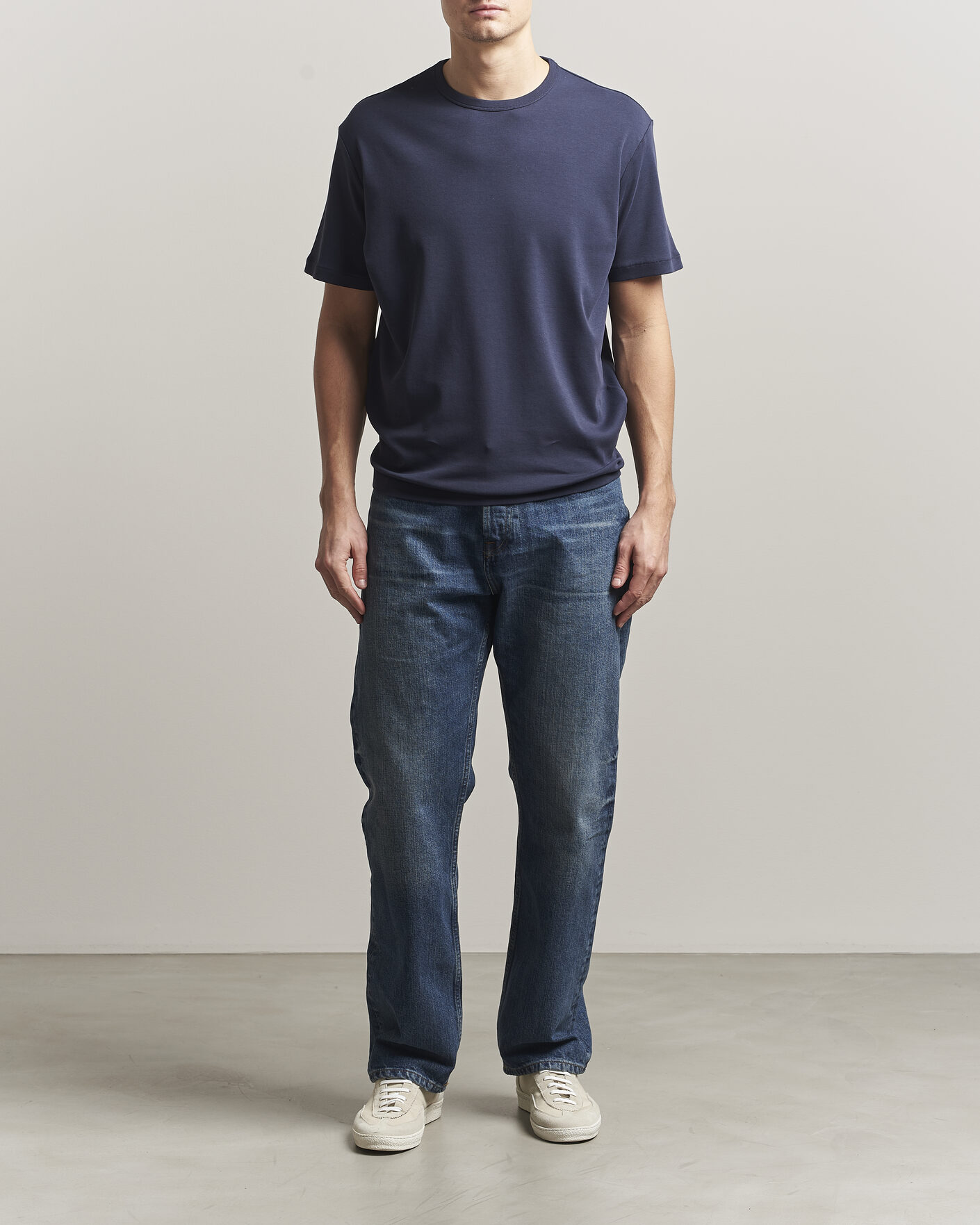 Mies | T-paidat | Gant | Interlock Crew Neck T-Shirt Evening Blue