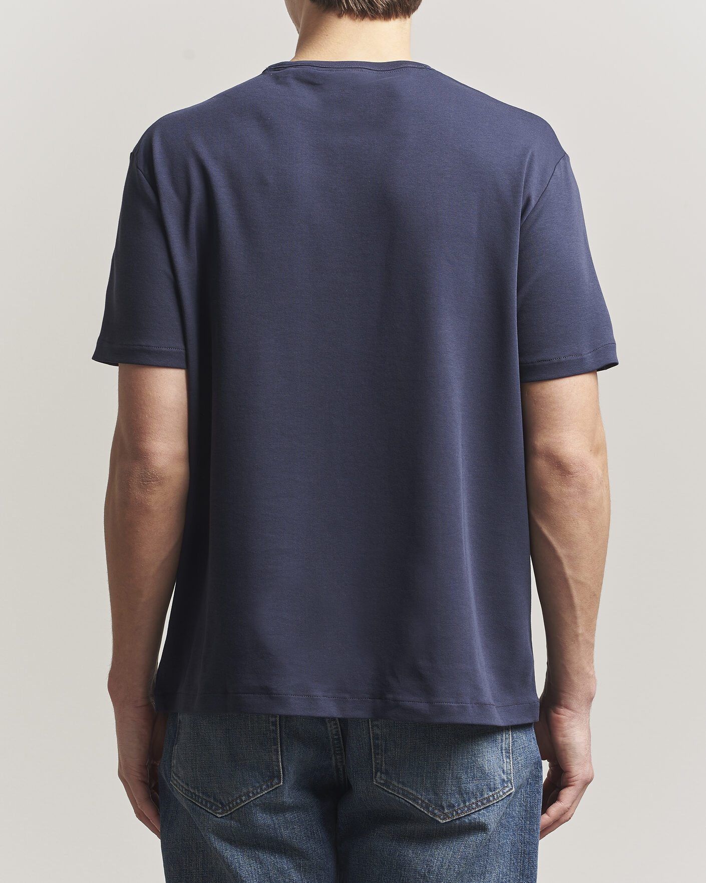 Mies | T-paidat | Gant | Interlock Crew Neck T-Shirt Evening Blue
