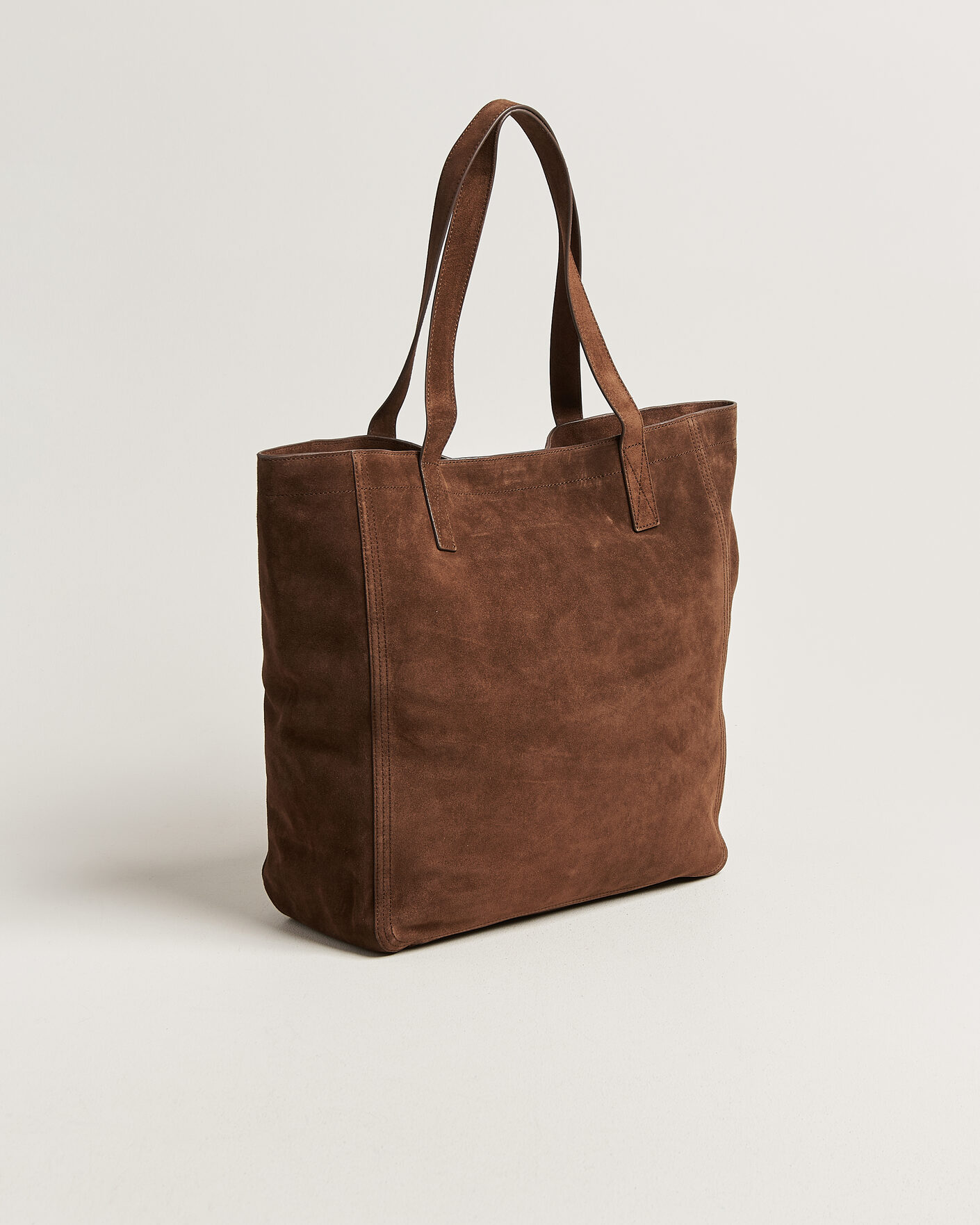Mies | Laukut | GANT | Suede Tote Bag Mahogany Brown