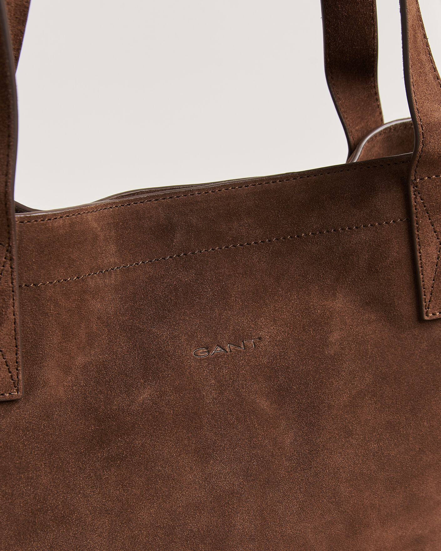 Mies | Laukut | Gant | Suede Tote Bag Mahogany Brown