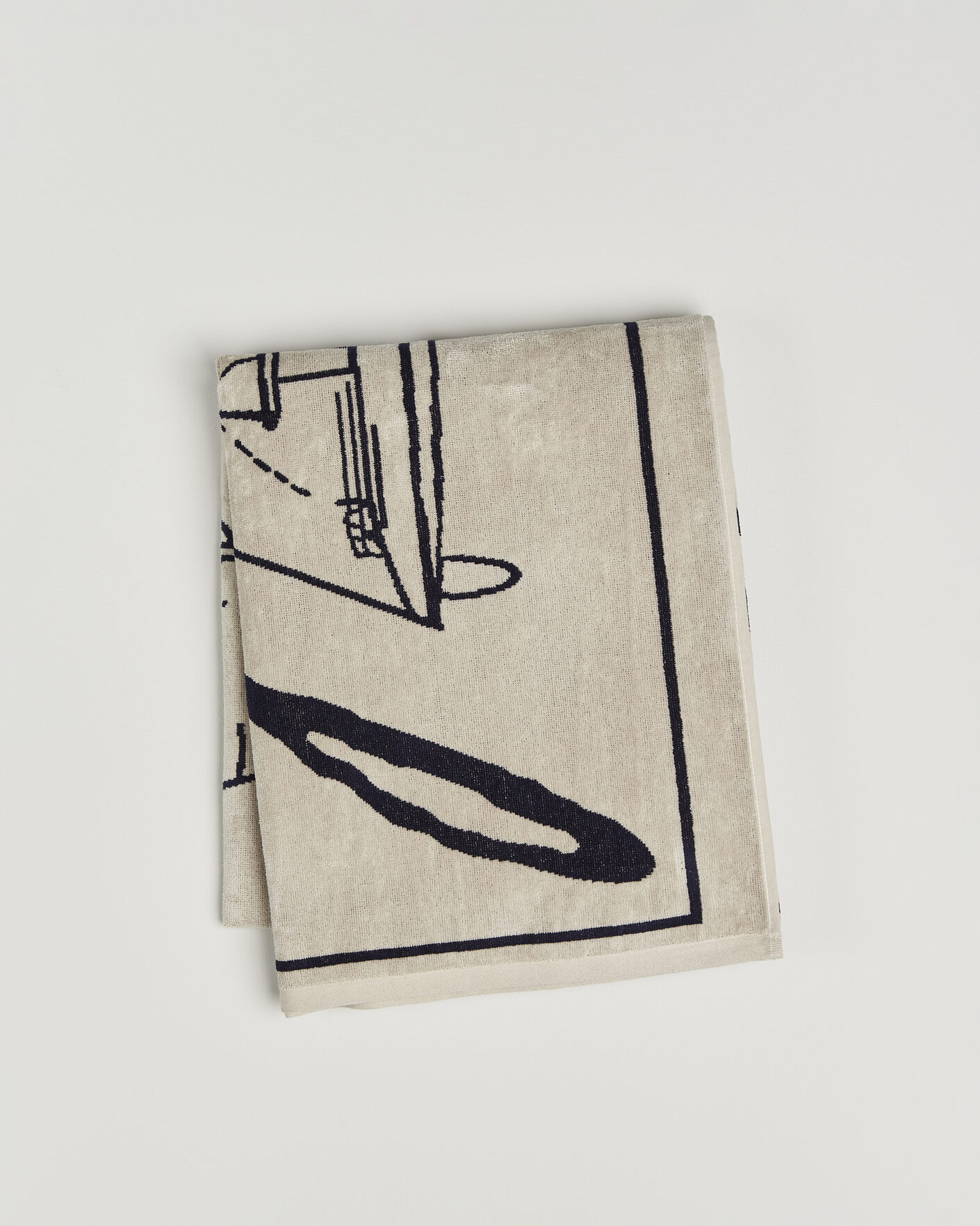 Mies | Tekstiilit | GANT | Since 1949 Beach Towel Faded Beige