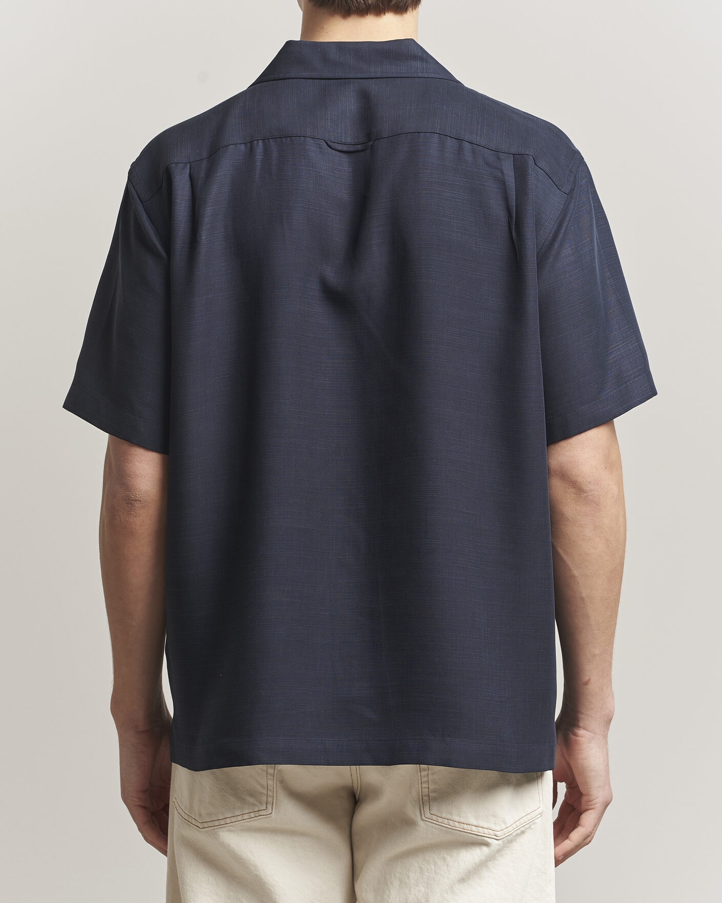 Mies | Kauluspaidat | Gant | Regular Fit Lyocell Resort Shirt Evening Blue