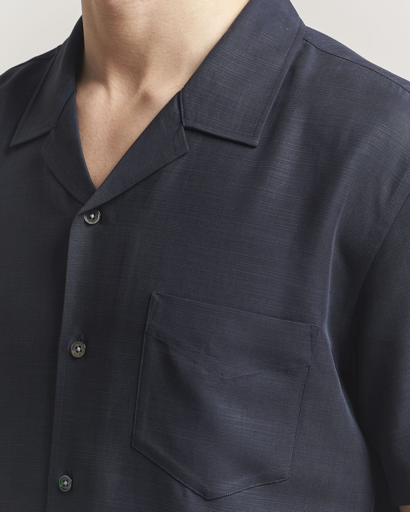 Mies | Kauluspaidat | Gant | Regular Fit Lyocell Resort Shirt Evening Blue