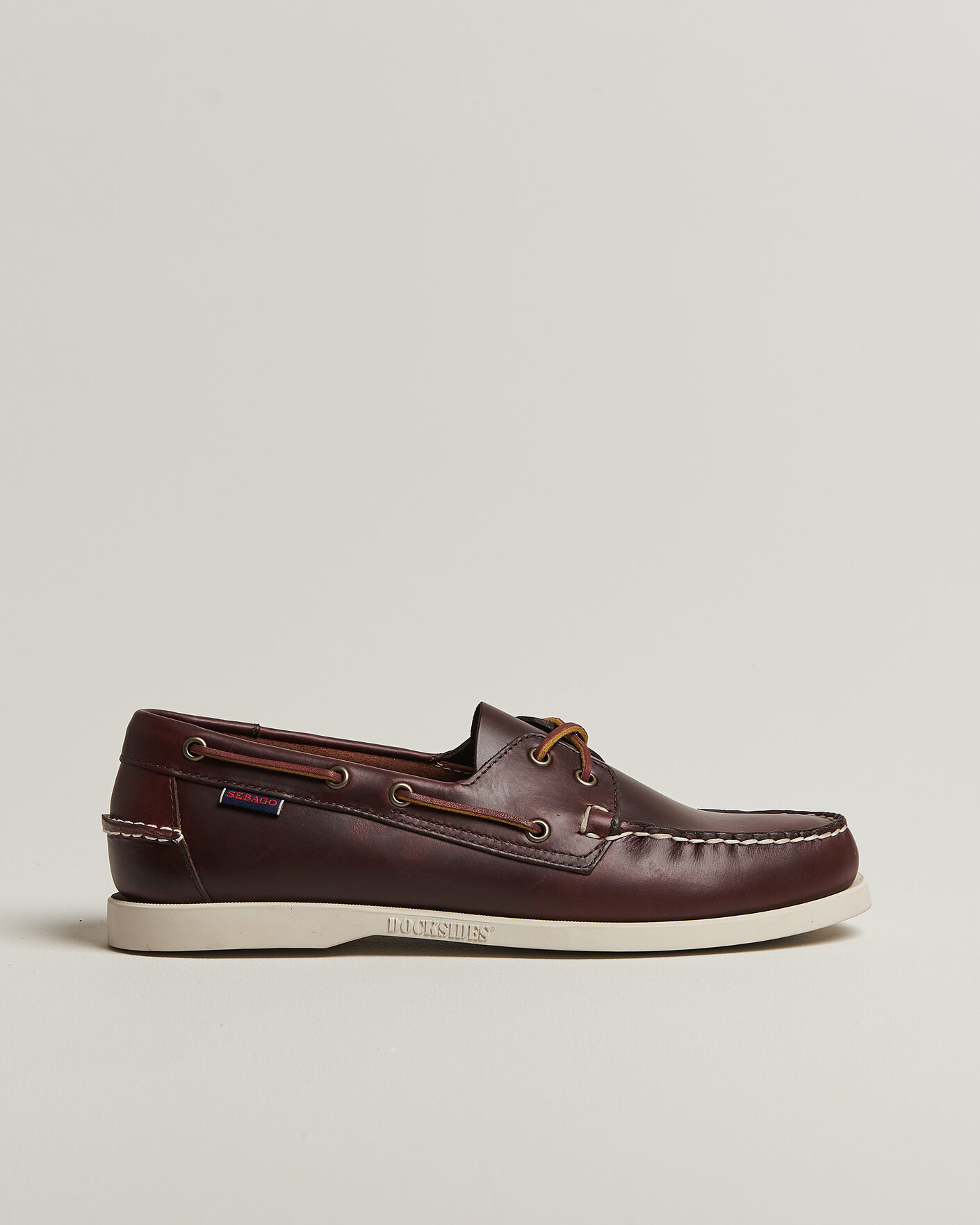 Mies | Purjehduskengät | Sebago | Docksides Portland Waxed Boat Shoe Dark Brown