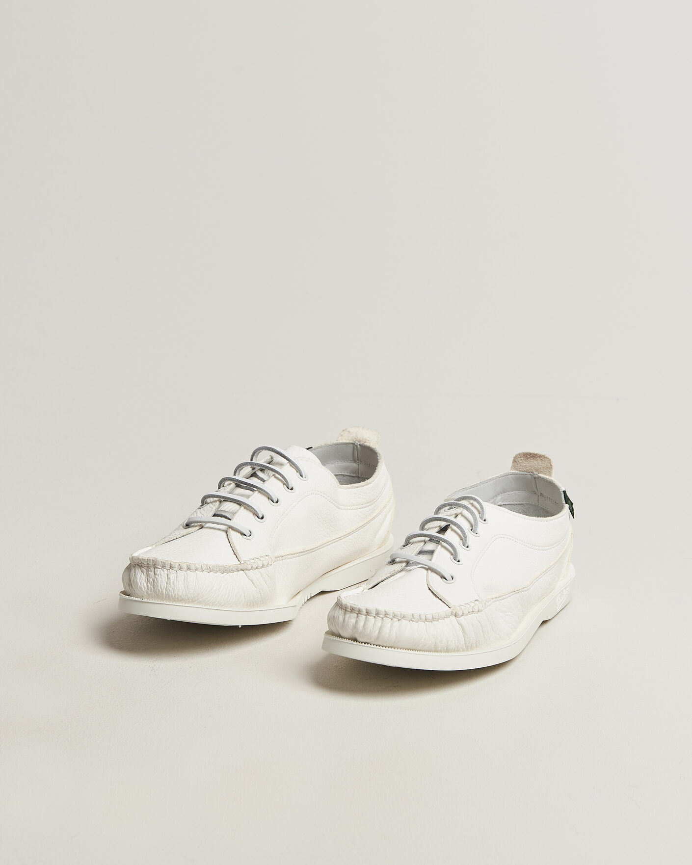 Mies | Tennarit | Paraboot | Malibu Sneaker White Deerskin