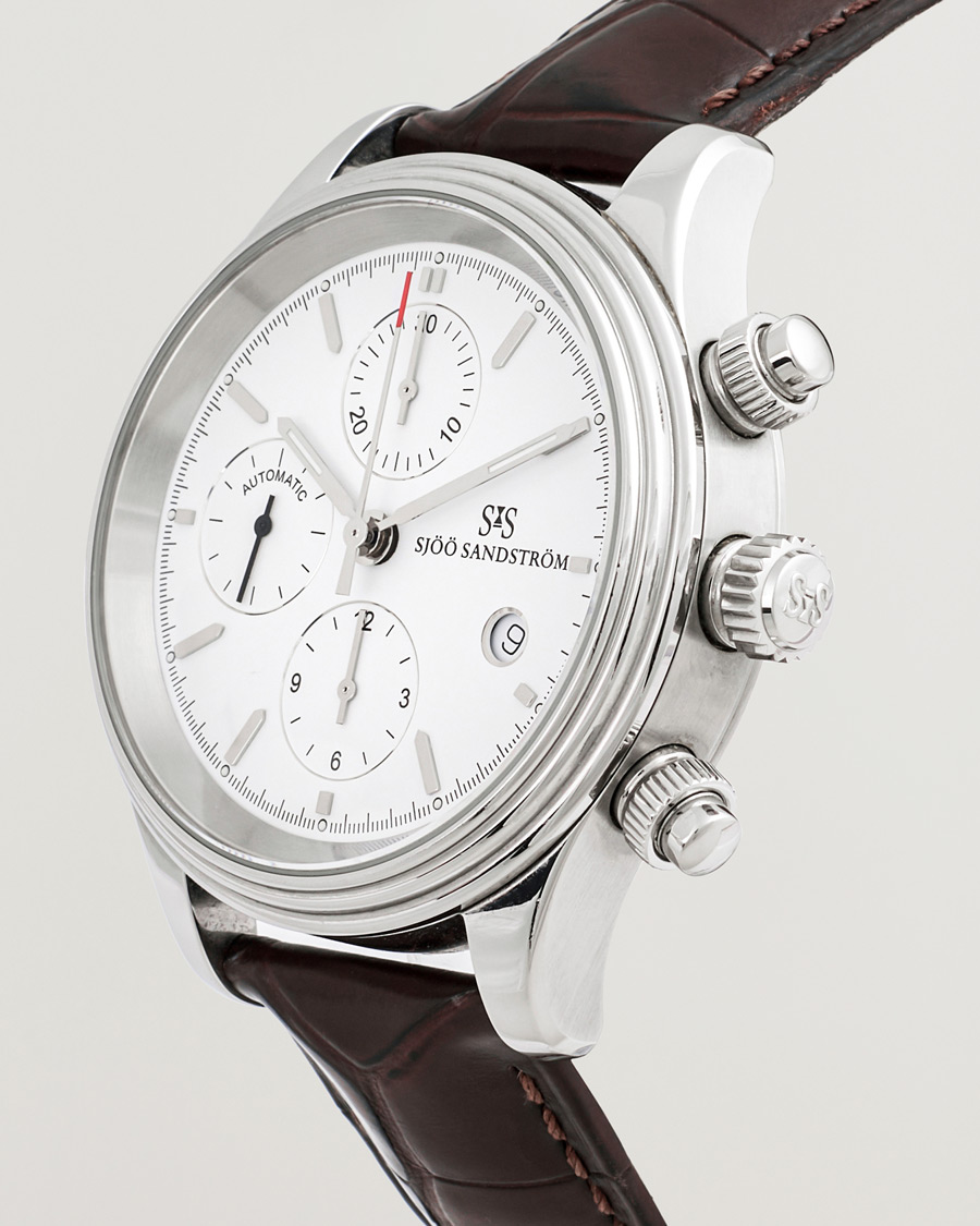 Mies | Pre-Owned & Vintage Watches | Sjöö Sandström Pre-Owned | Royal Steel Chrono