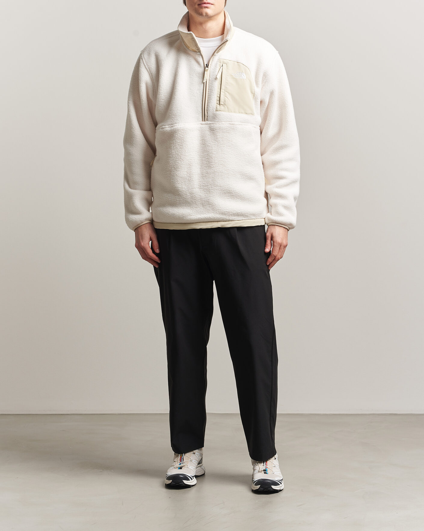 Mies | Puserot | The North Face | Yumiori Fleece Half Zip White Dune