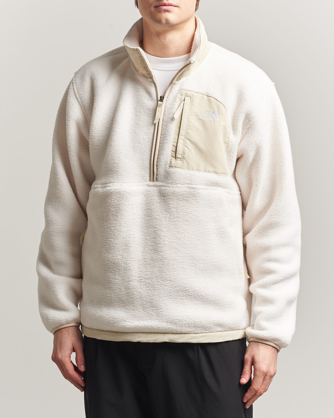 Mies | Puserot | The North Face | Yumiori Fleece Half Zip White Dune