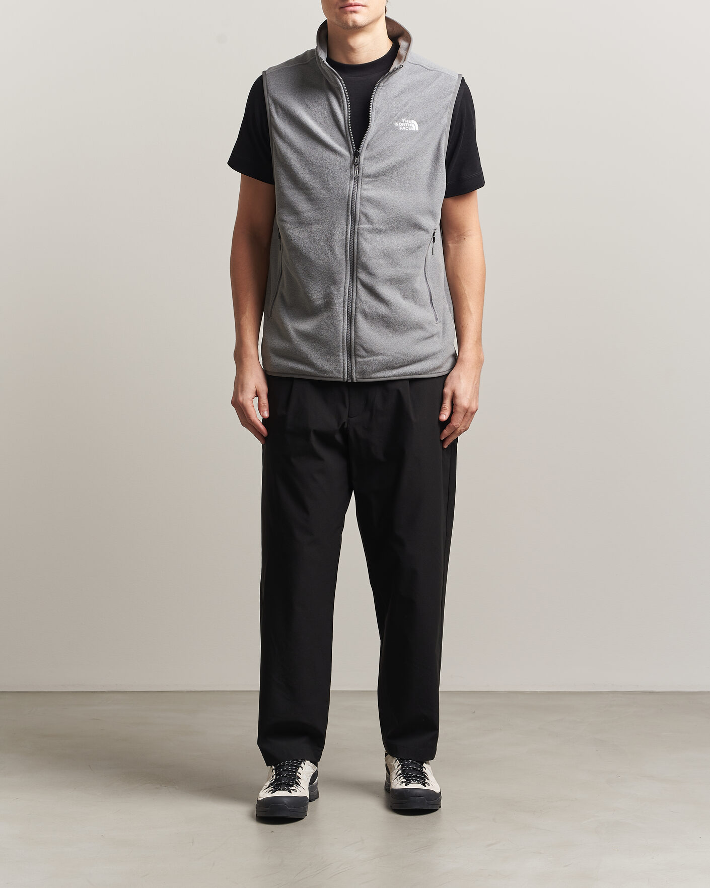 Mies | Puserot | The North Face | Glacier Fleece Vest Grey