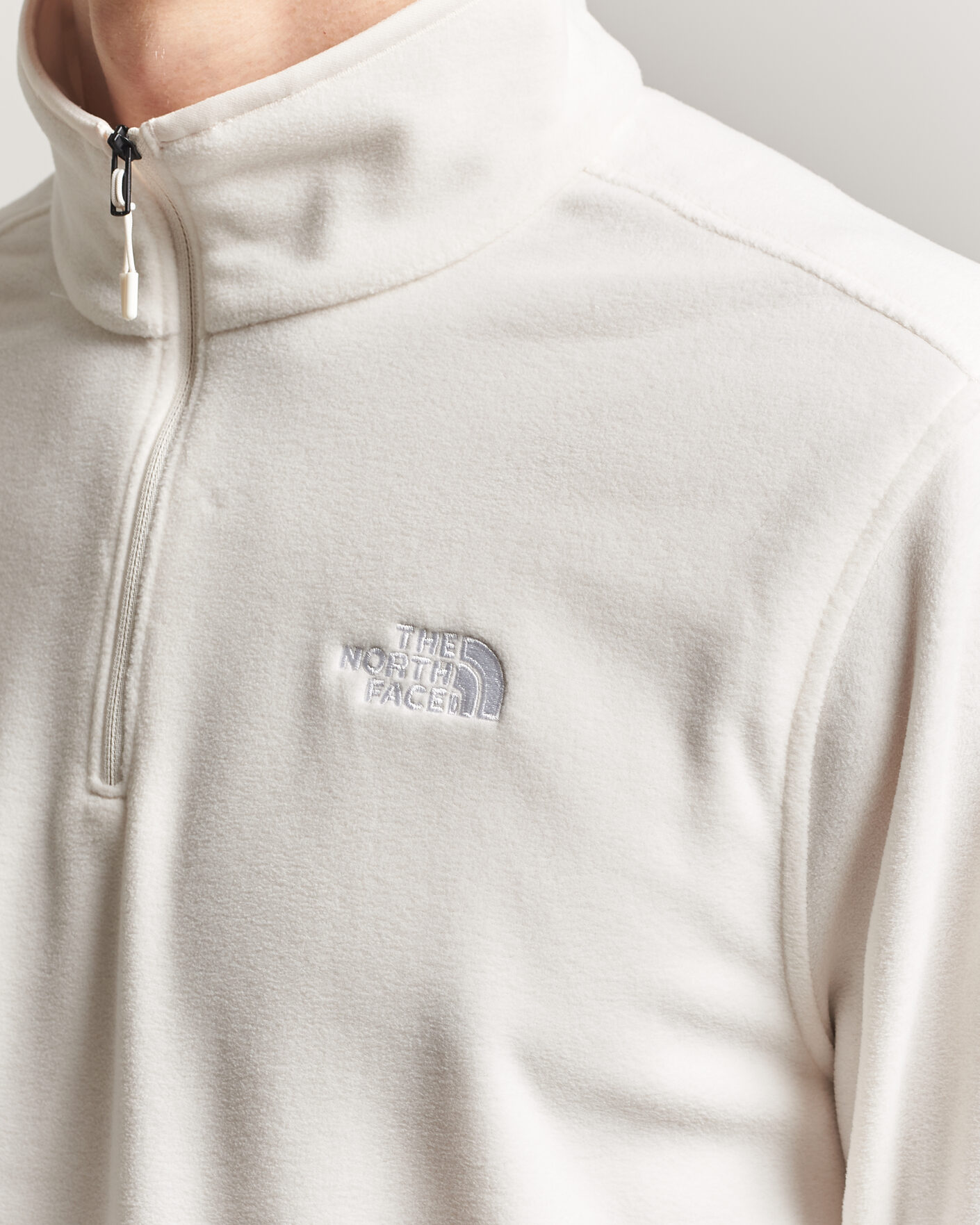 Mies | Puserot | The North Face | Glacier 1/4 Zip Fleece White Dune