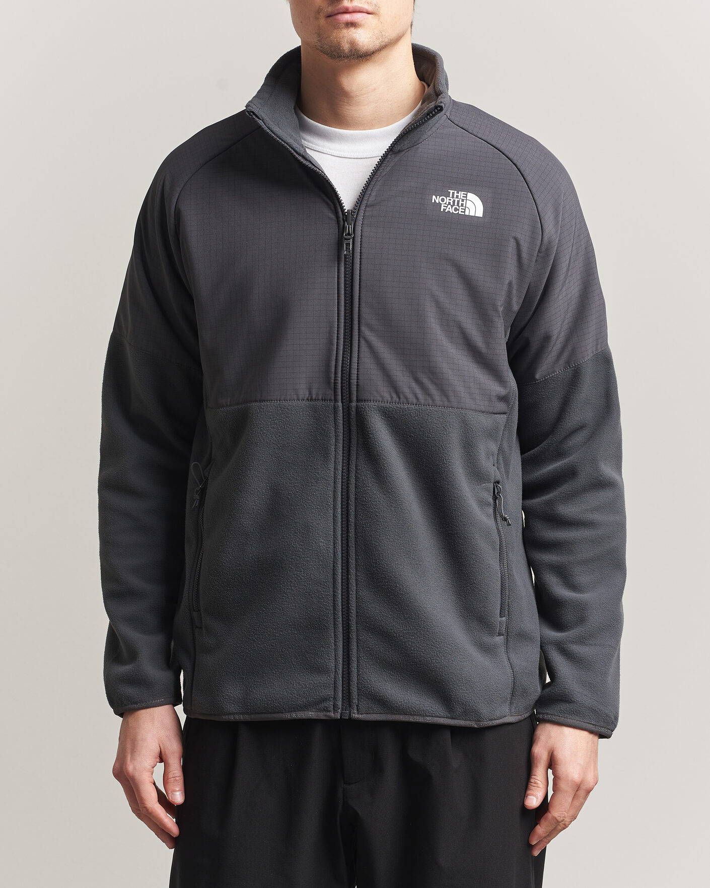 Mies | Puserot | The North Face | Glacier Hybrid Fleece Black