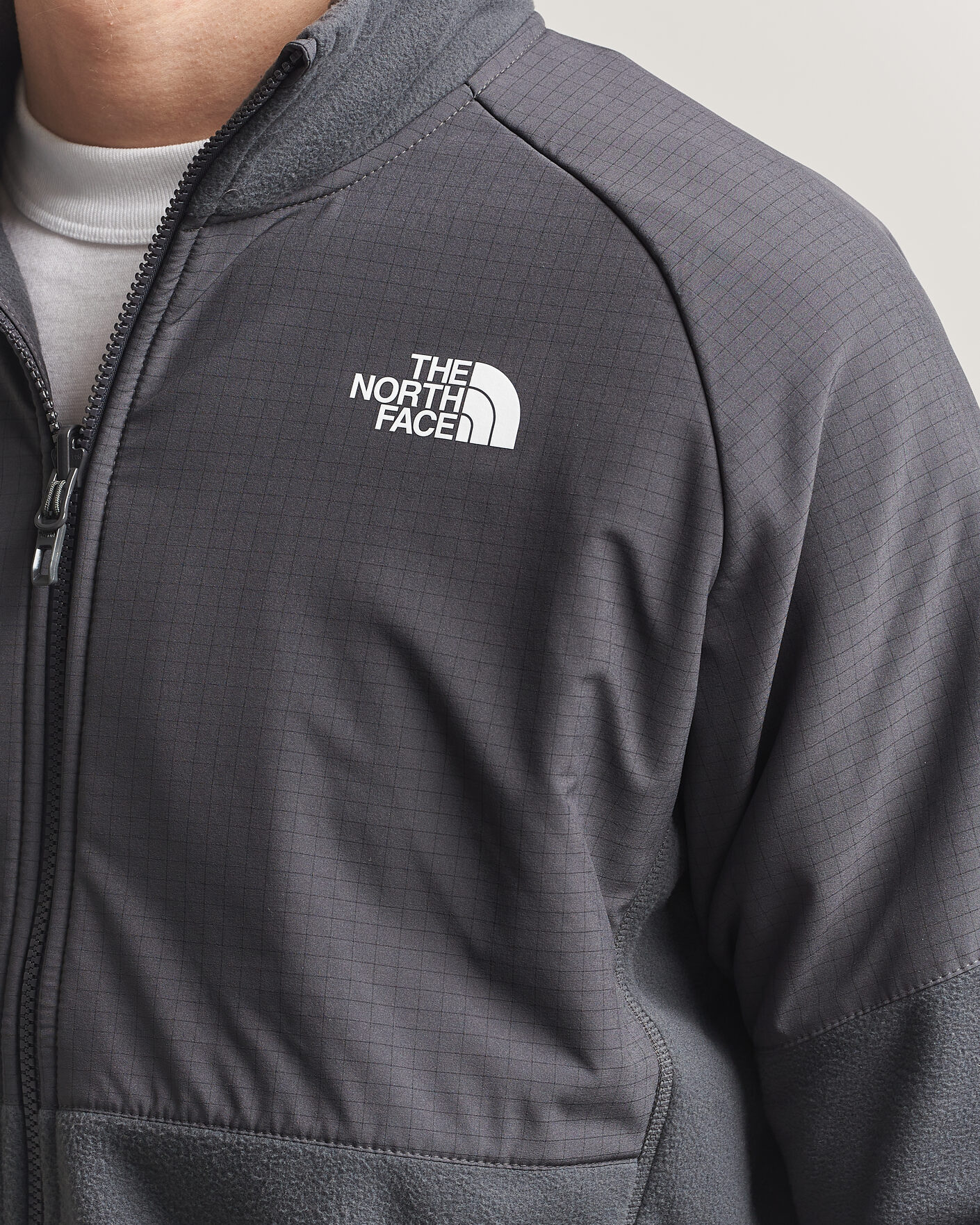 Mies | Puserot | The North Face | Glacier Hybrid Fleece Black