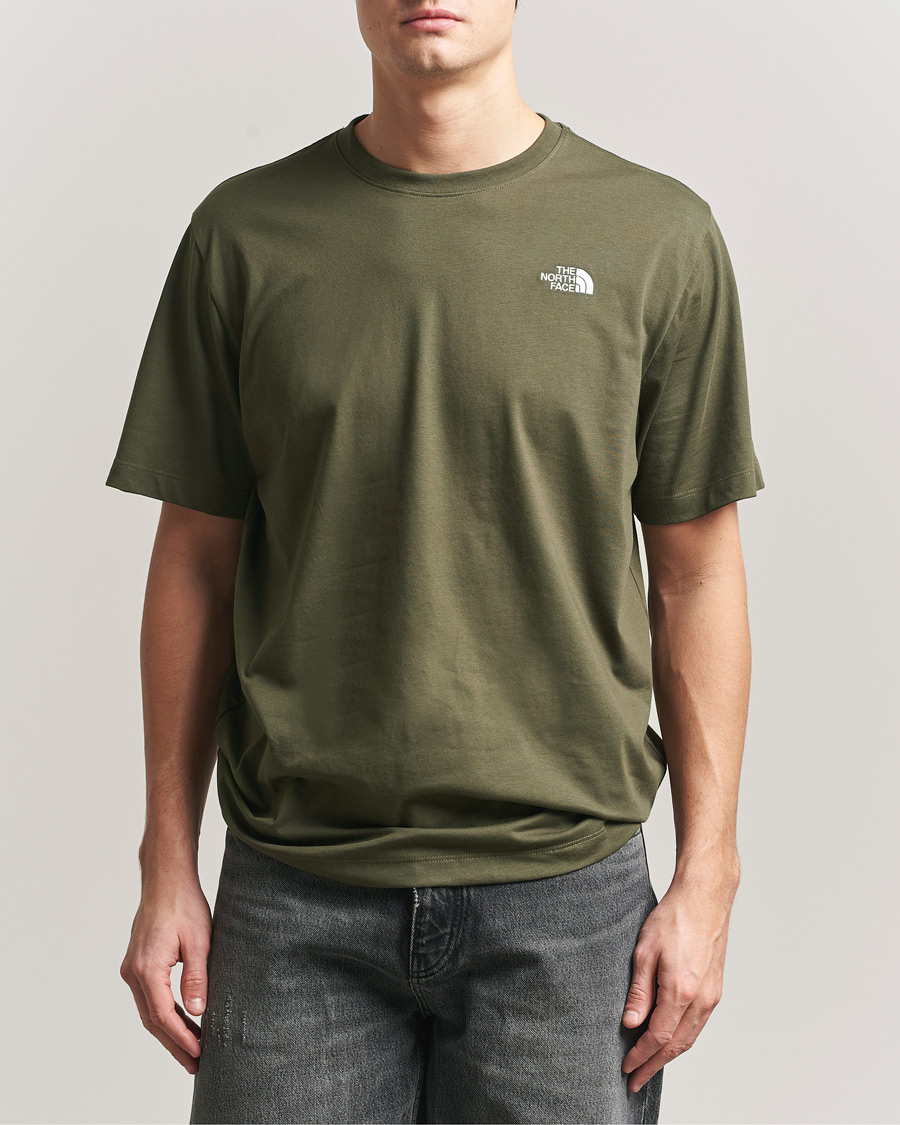 Mies | T-paidat | The North Face | Evolution Simple Dome T-Shirt New Taupe Green