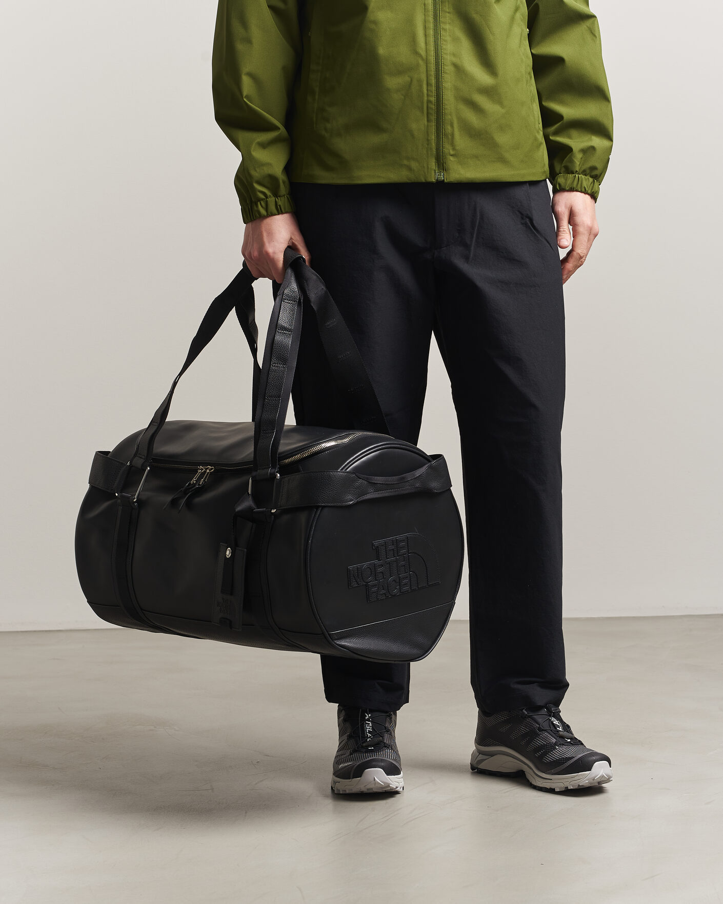 Mies | Laukut | The North Face | Anniversary Base Camp Duffel Leather Black