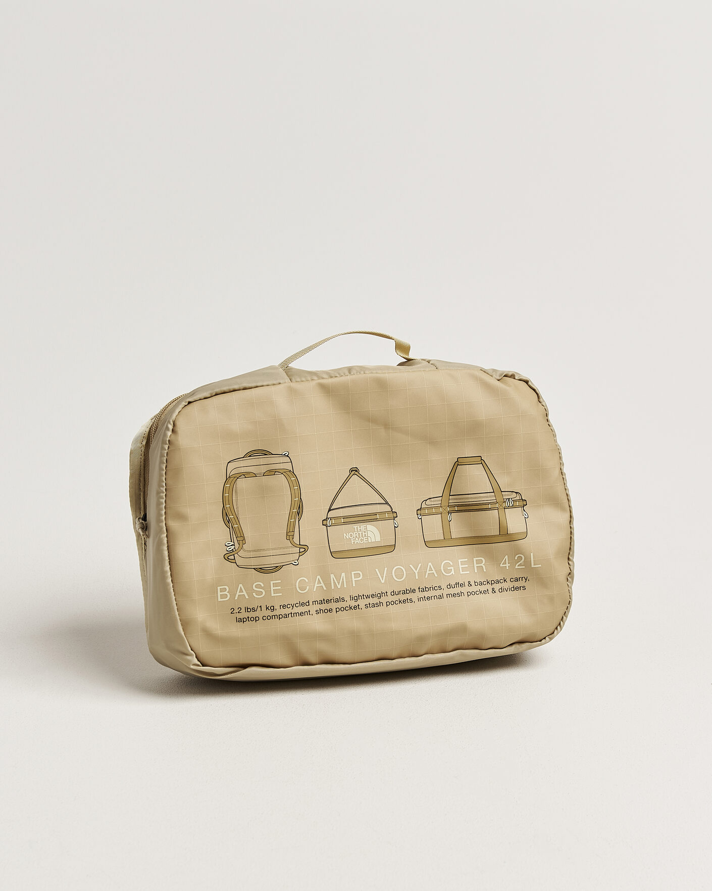 Mies | Laukut | The North Face | Base Camp Voyager Duffel 42 Khaki Stone