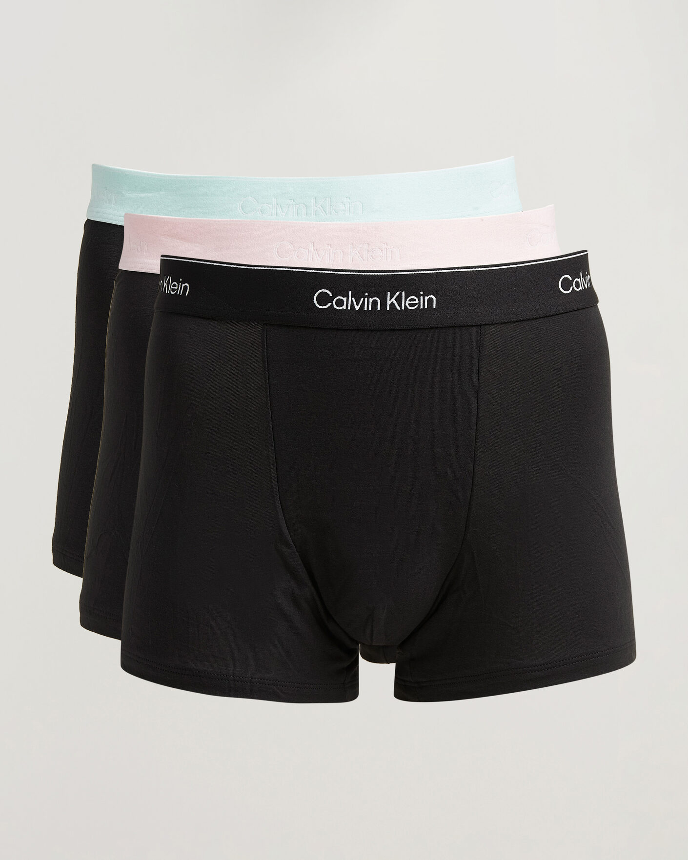 Mies | Alusvaatteet | Calvin Klein | 3-Pack Icon Cotton Stretch Relaxed Trunk Black