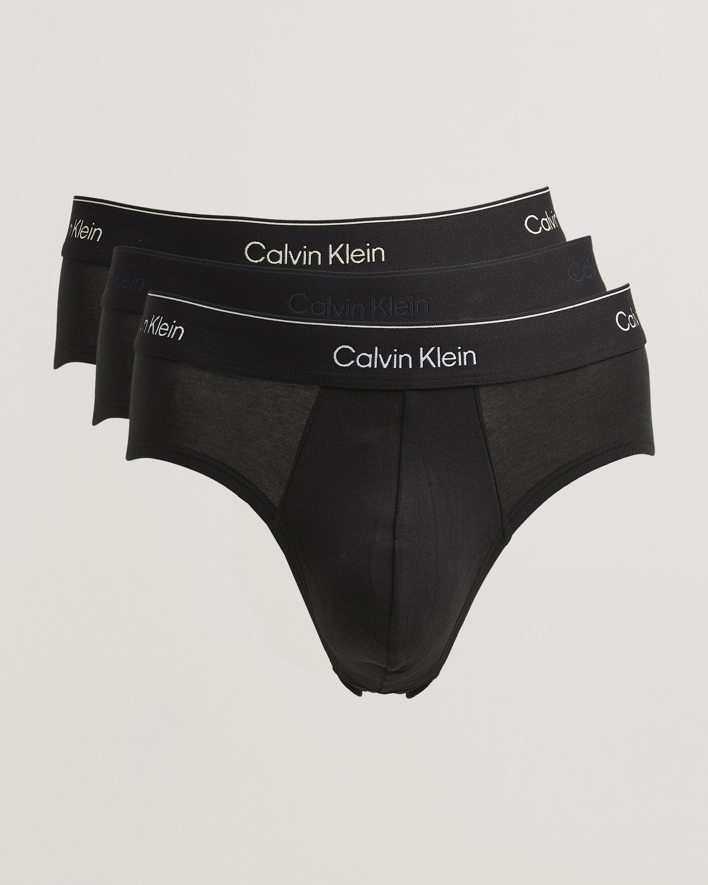 Mies | Alusvaatteet | Calvin Klein | 3-Pack Icon Cotton Stretch Hip Brief Black