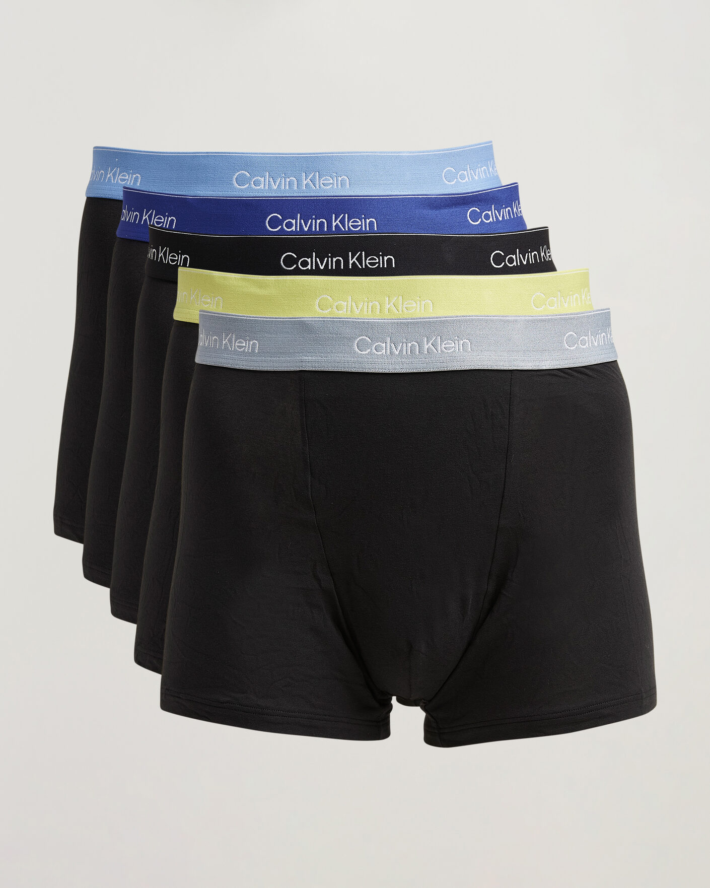 Mies | Alusvaatteet | Calvin Klein | 5-Pack Icon Cotton Stretch Relaxed Trunk Black