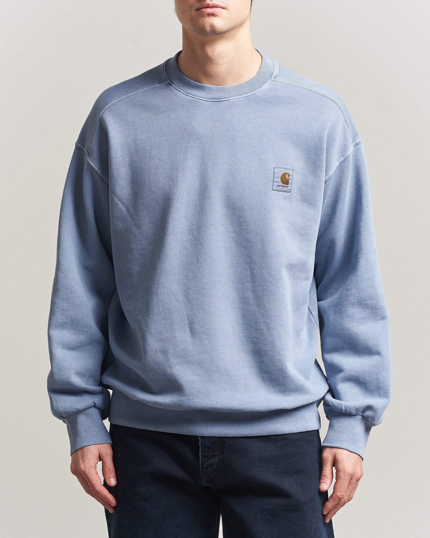 Mies | Puserot | Carhartt WIP | Nelson Sweatshirt Gentle Blue
