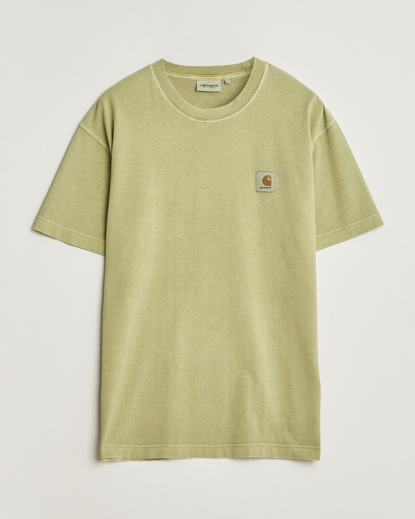 Mies | T-paidat | Carhartt WIP | Nelson Cotton T-Shirt Gentle Green
