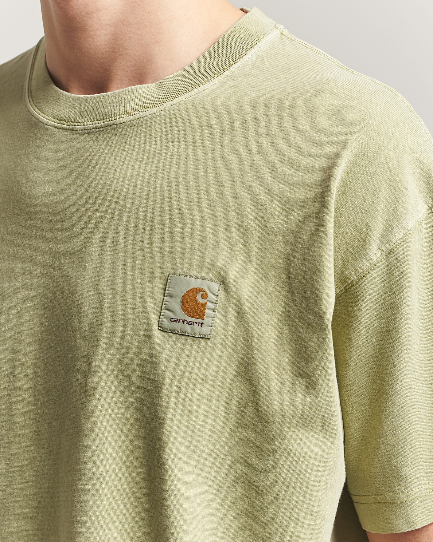 Mies | T-paidat | Carhartt WIP | Nelson Cotton T-Shirt Gentle Green
