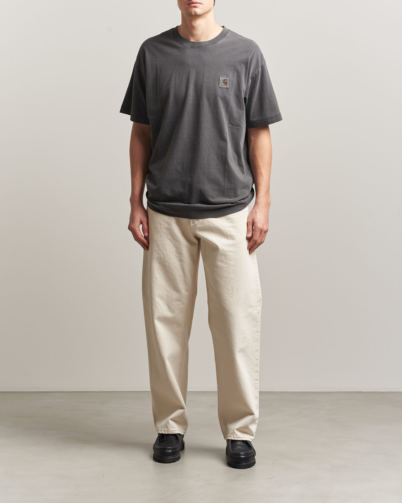 Mies | T-paidat | Carhartt WIP | Nelson Cotton T-Shirt Black