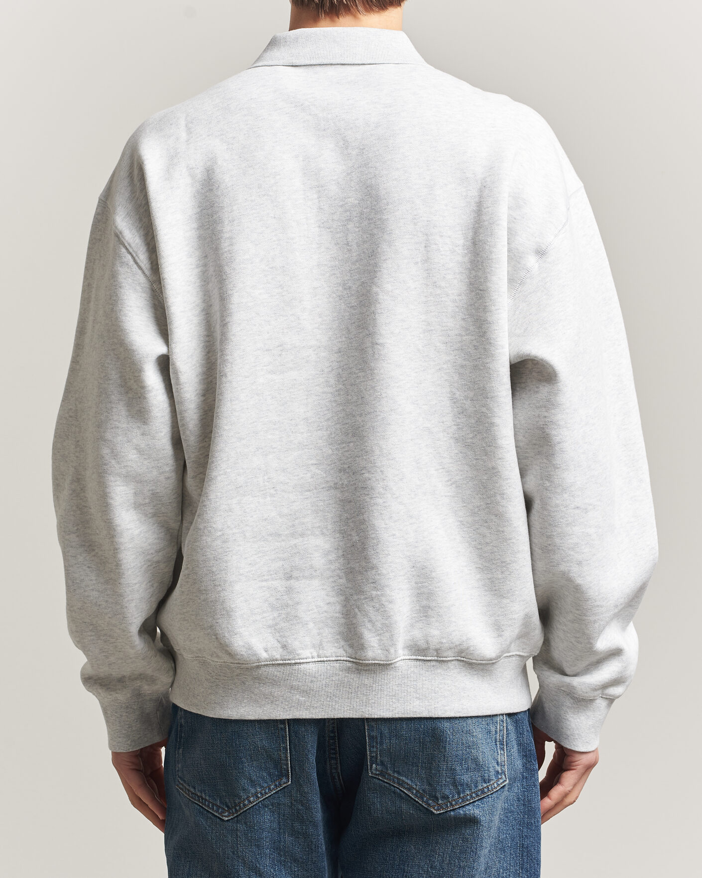 Mies | Puserot | Carhartt WIP | WIP Label Polo Sweatshirt Ash Heather