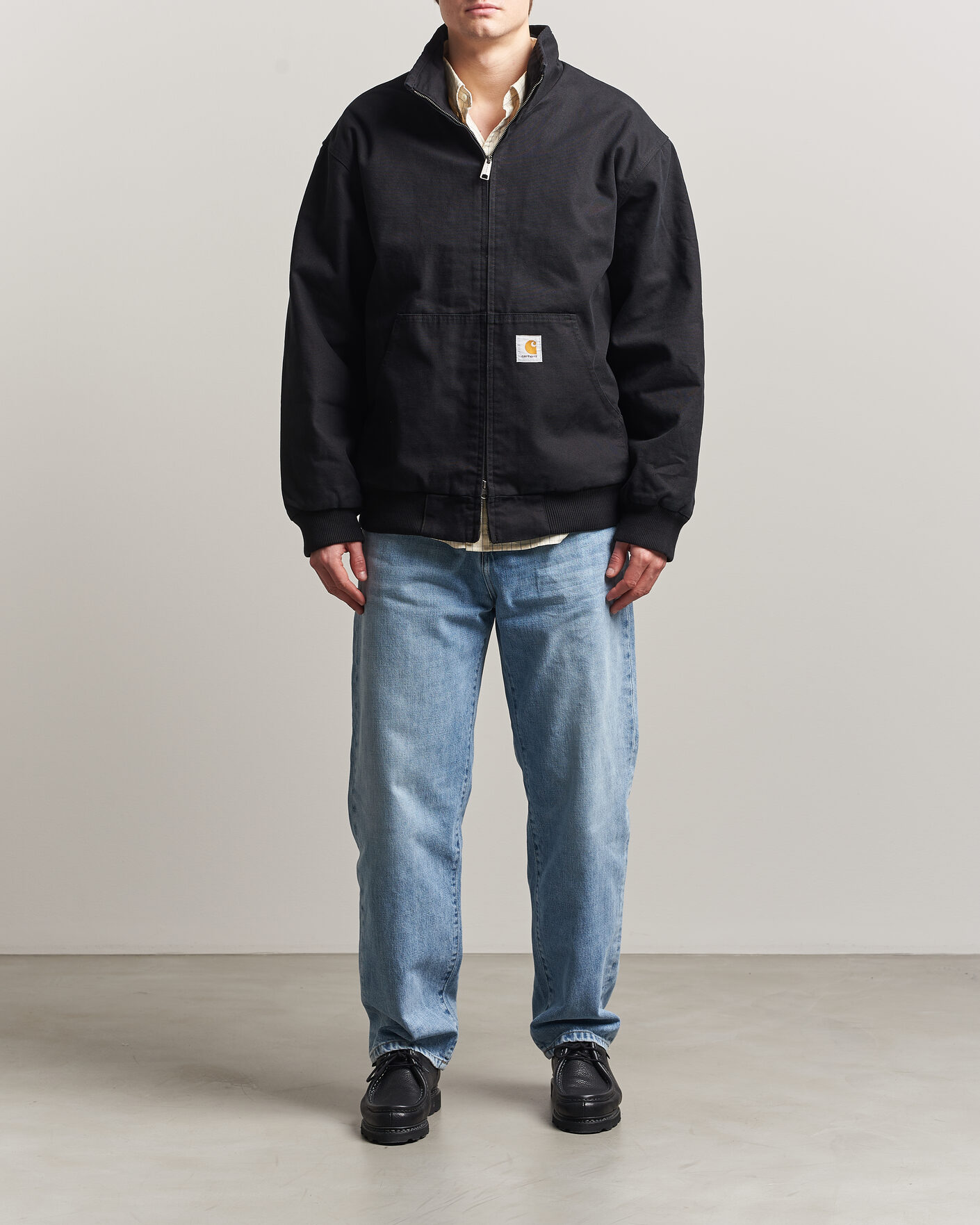 Mies | Kauluspaidat | Carhartt WIP | Aaron Pant Smith Denim Burst Washed