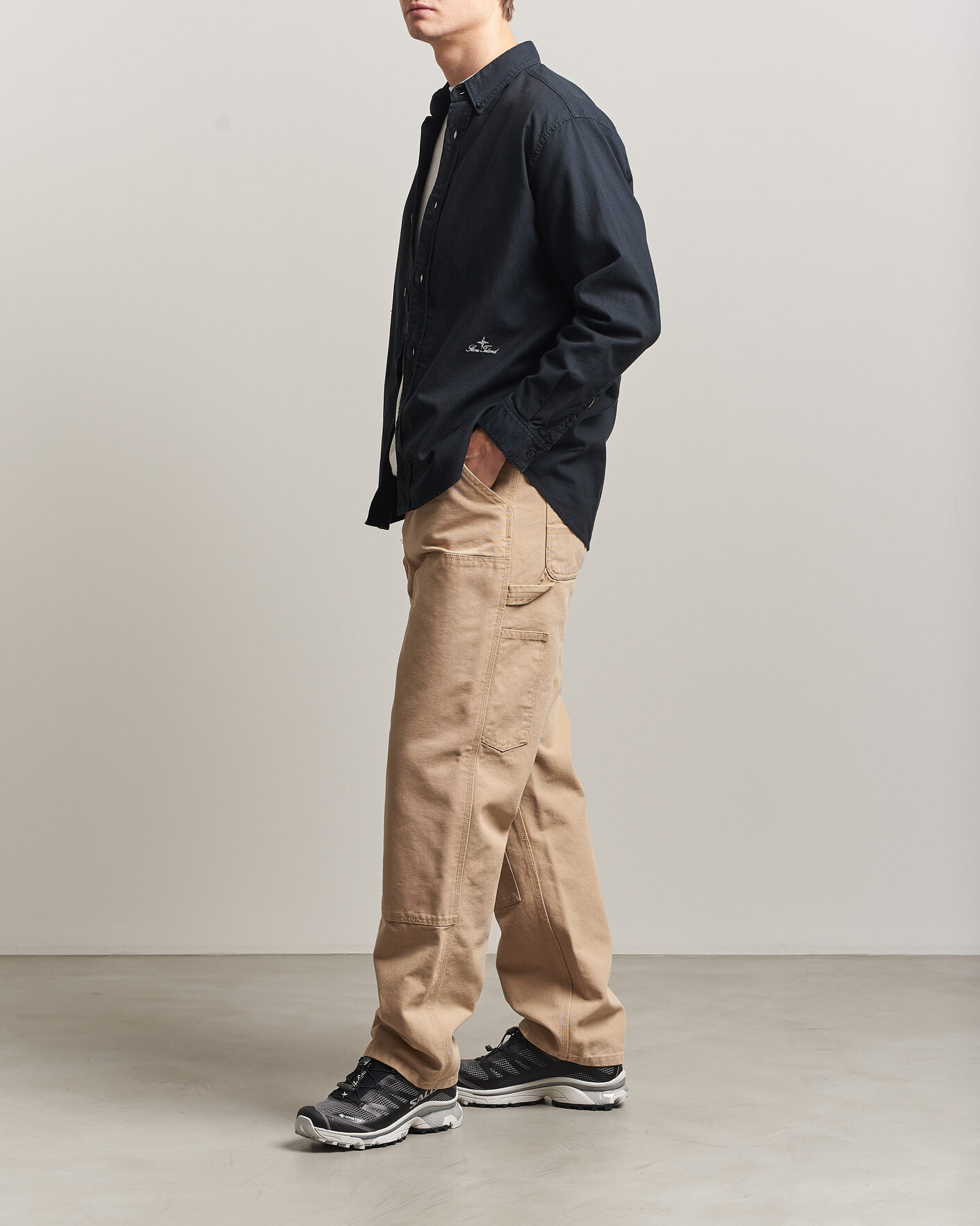 Mies | Housut | Carhartt WIP | Double Knee Pants Dusty Age Brown