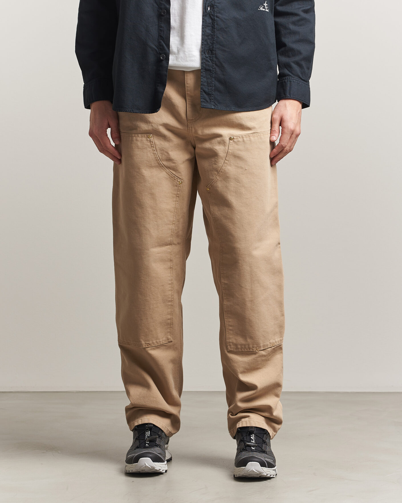 Mies | Housut | Carhartt WIP | Double Knee Pants Dusty Age Brown