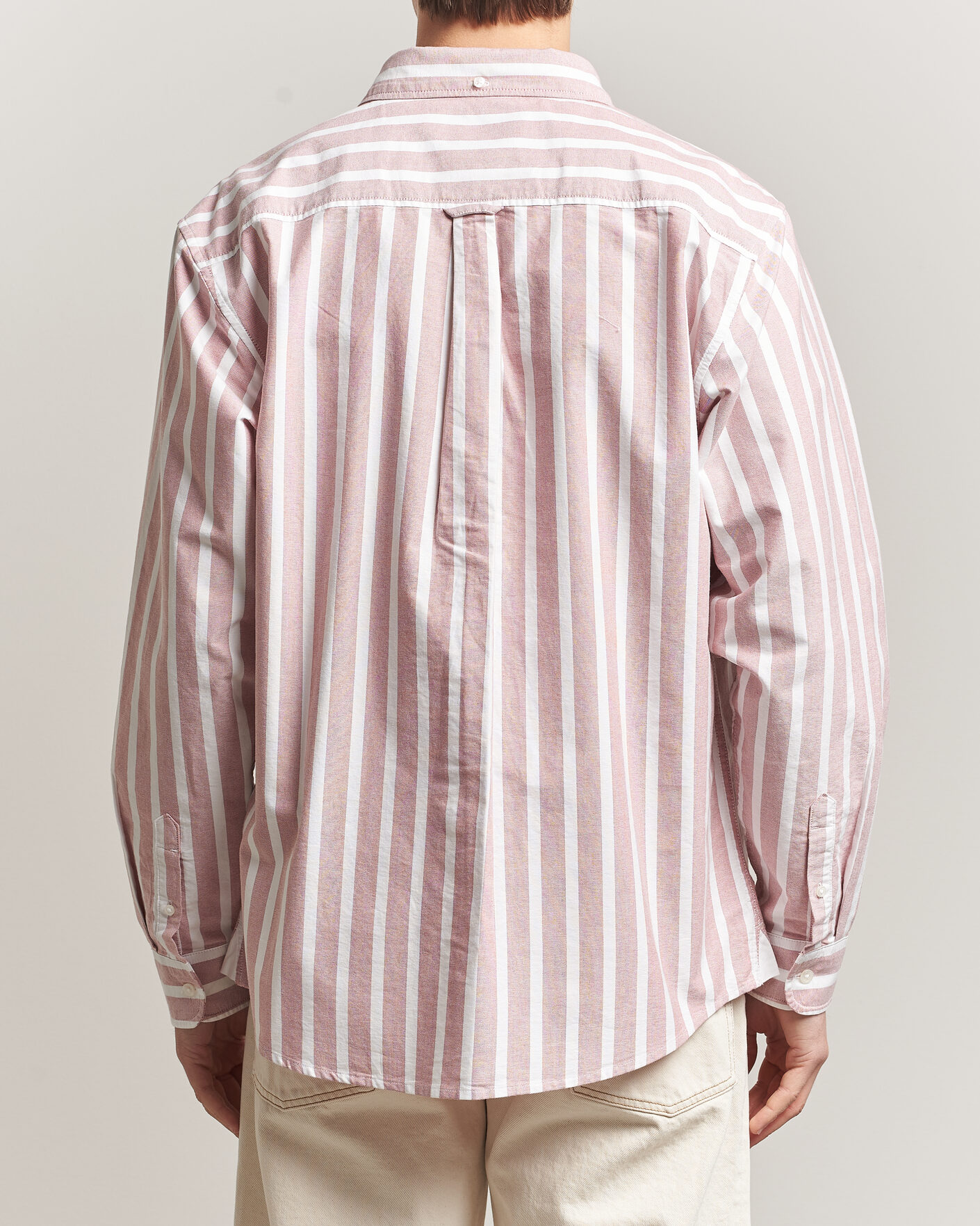 Mies | Kauluspaidat | Carhartt WIP | Deven Striped Oxford Shirt Oxide Red