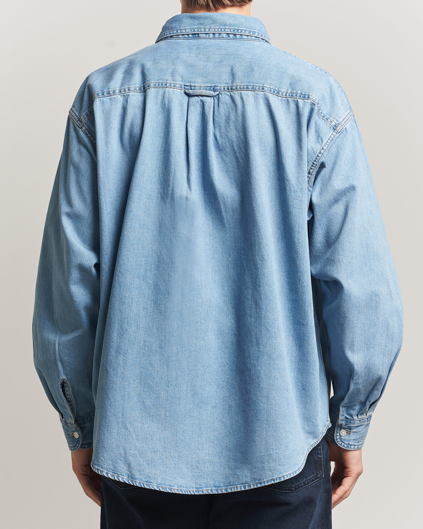 Mies | Kauluspaidat | Carhartt WIP | Lucas Denim Shirt Blue Bleached