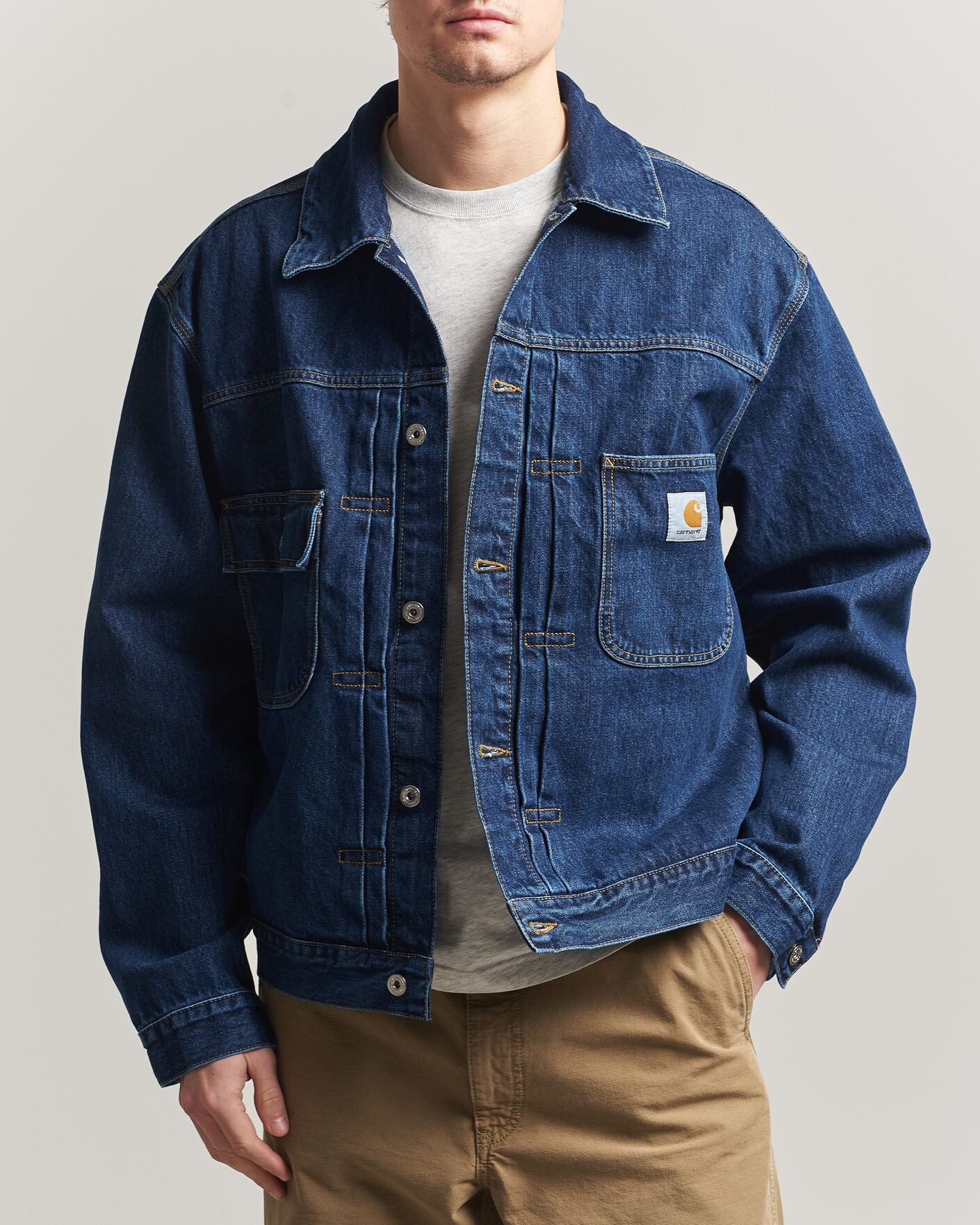 Mies | Takit | Carhartt WIP | Belmar Denim Jacket Blue Stone Wash