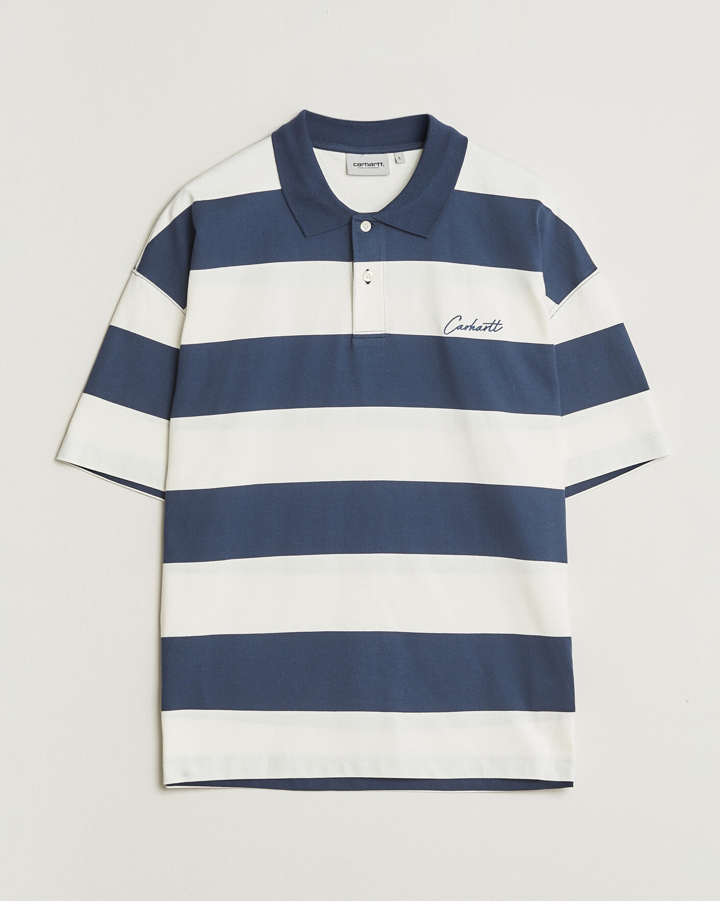 Mies | Pikeet | Carhartt WIP | Delrey Polo Blue Stripe