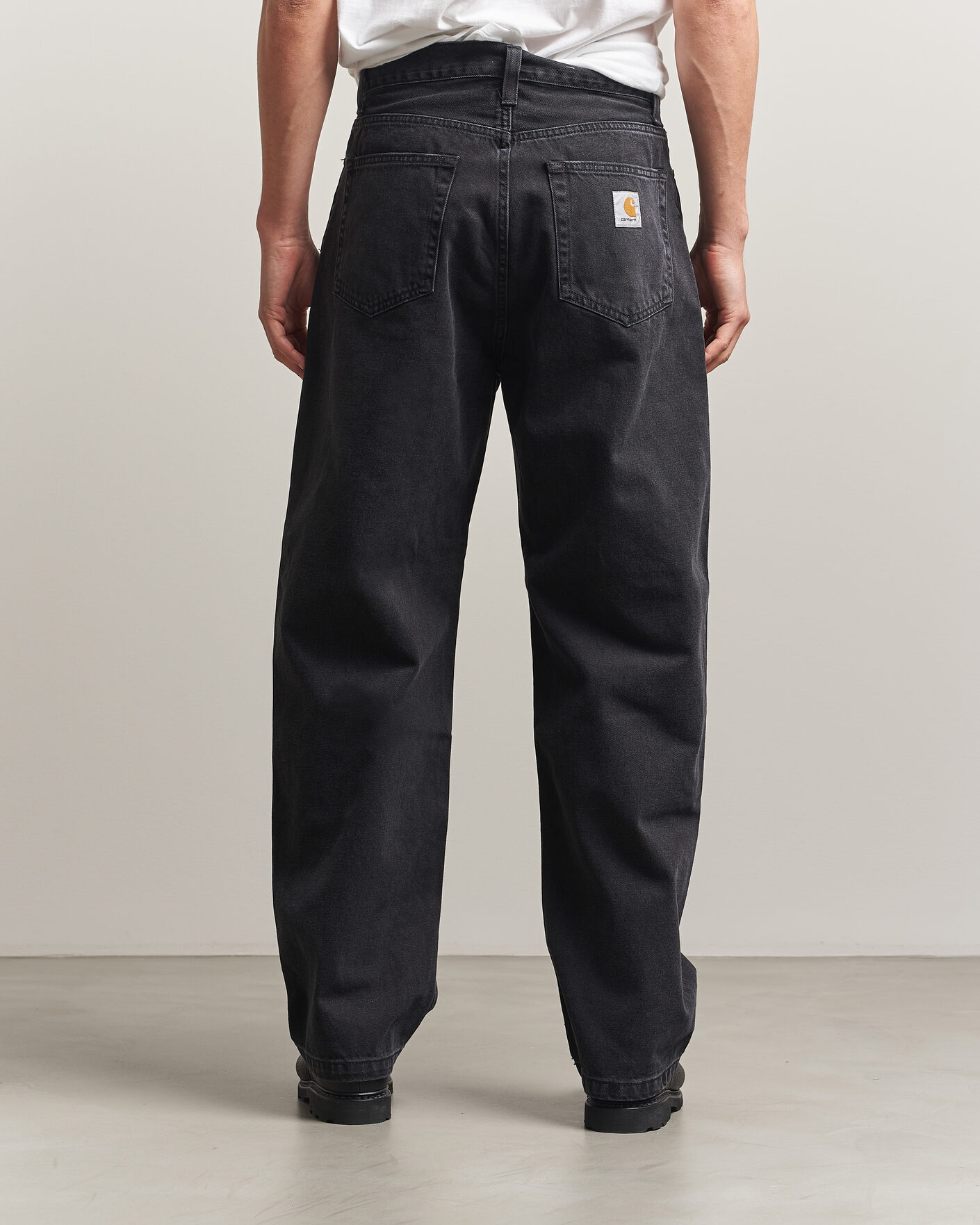 Mies | Housut | Carhartt WIP | Landon Pant Robertson Denim Black Stone Washed