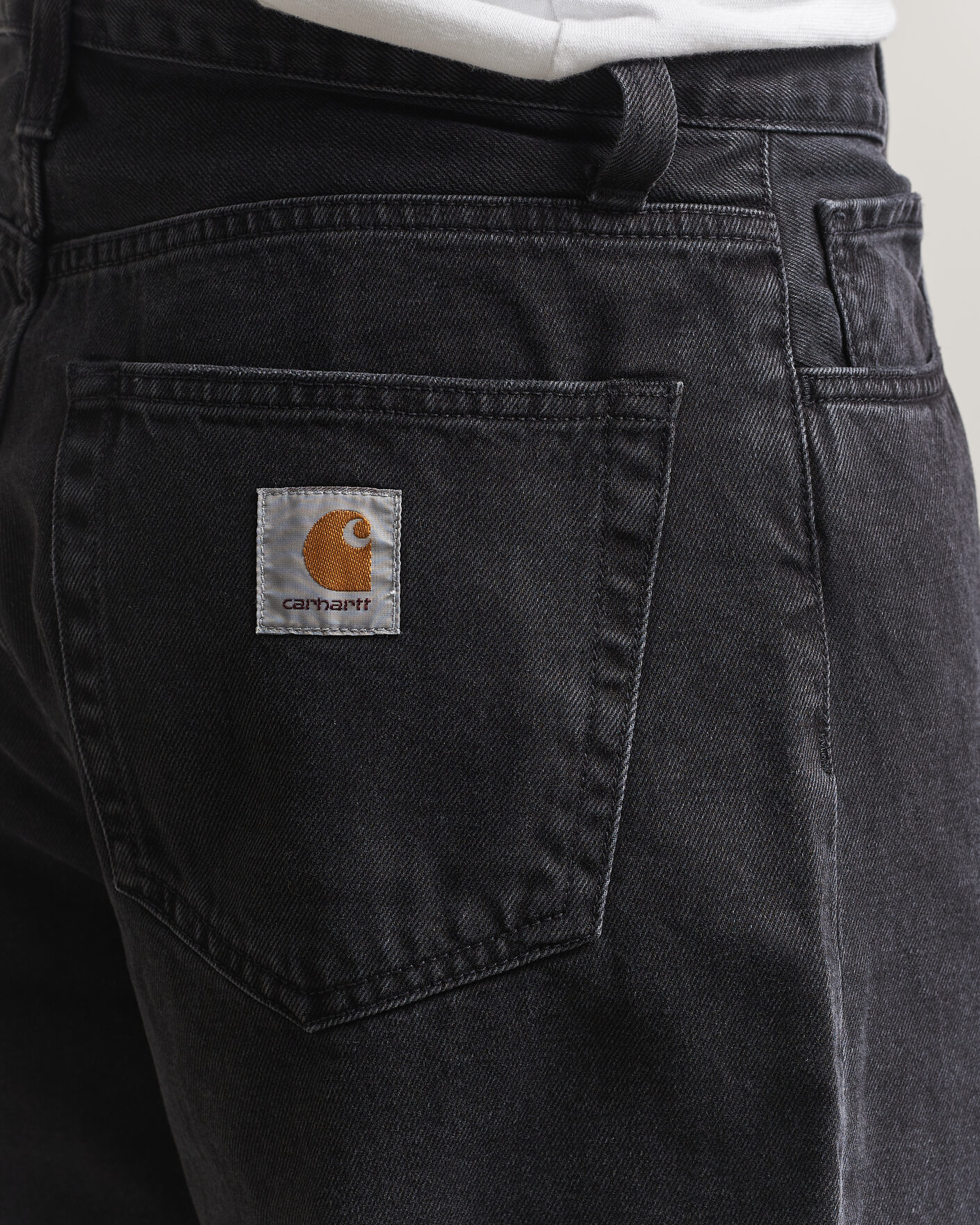 Mies | Housut | Carhartt WIP | Landon Pant Robertson Denim Black Stone Washed
