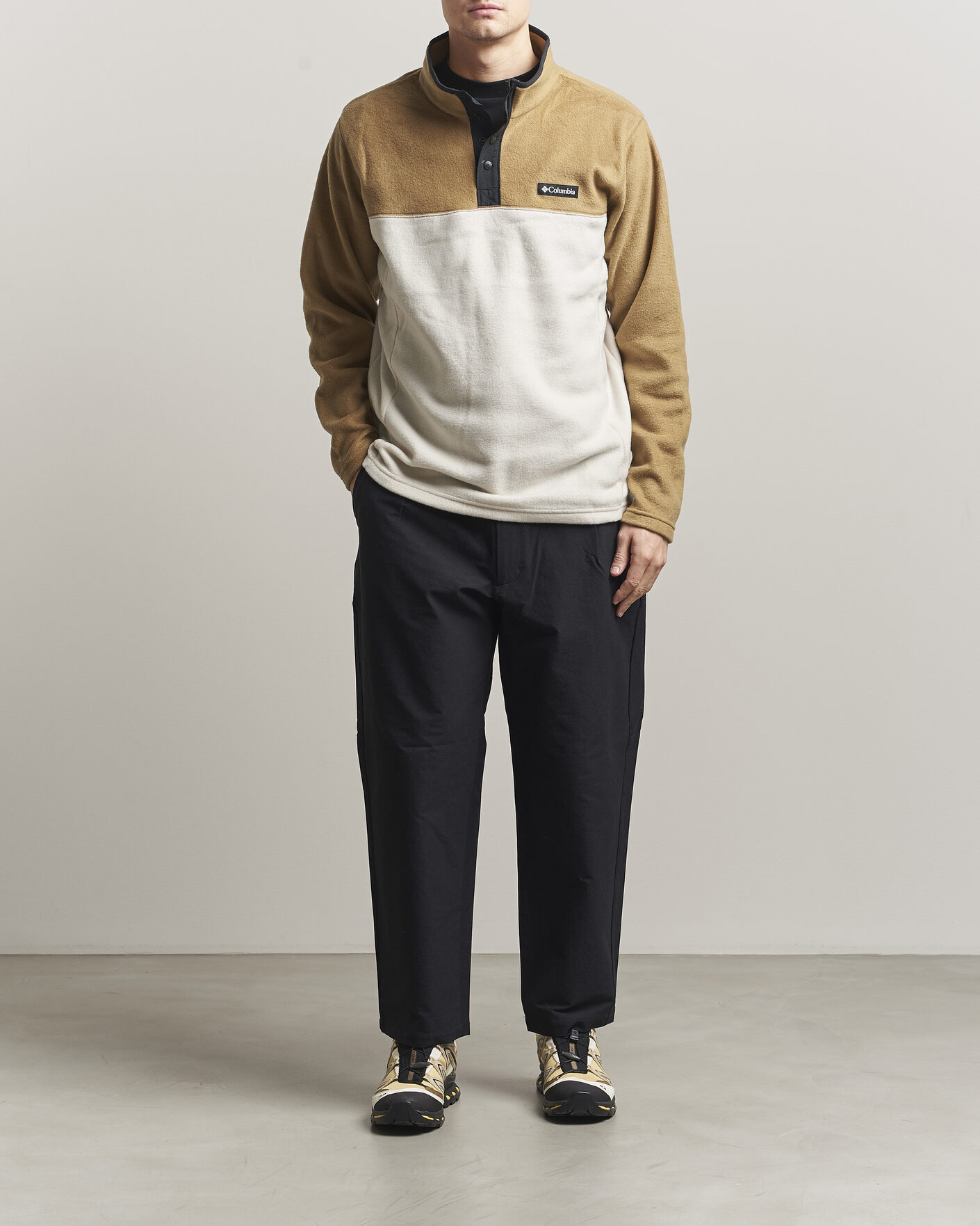 Mies | Puserot | Columbia | Steens Mountain Half Zip 2.0 Fleece Dark Stone/Delta