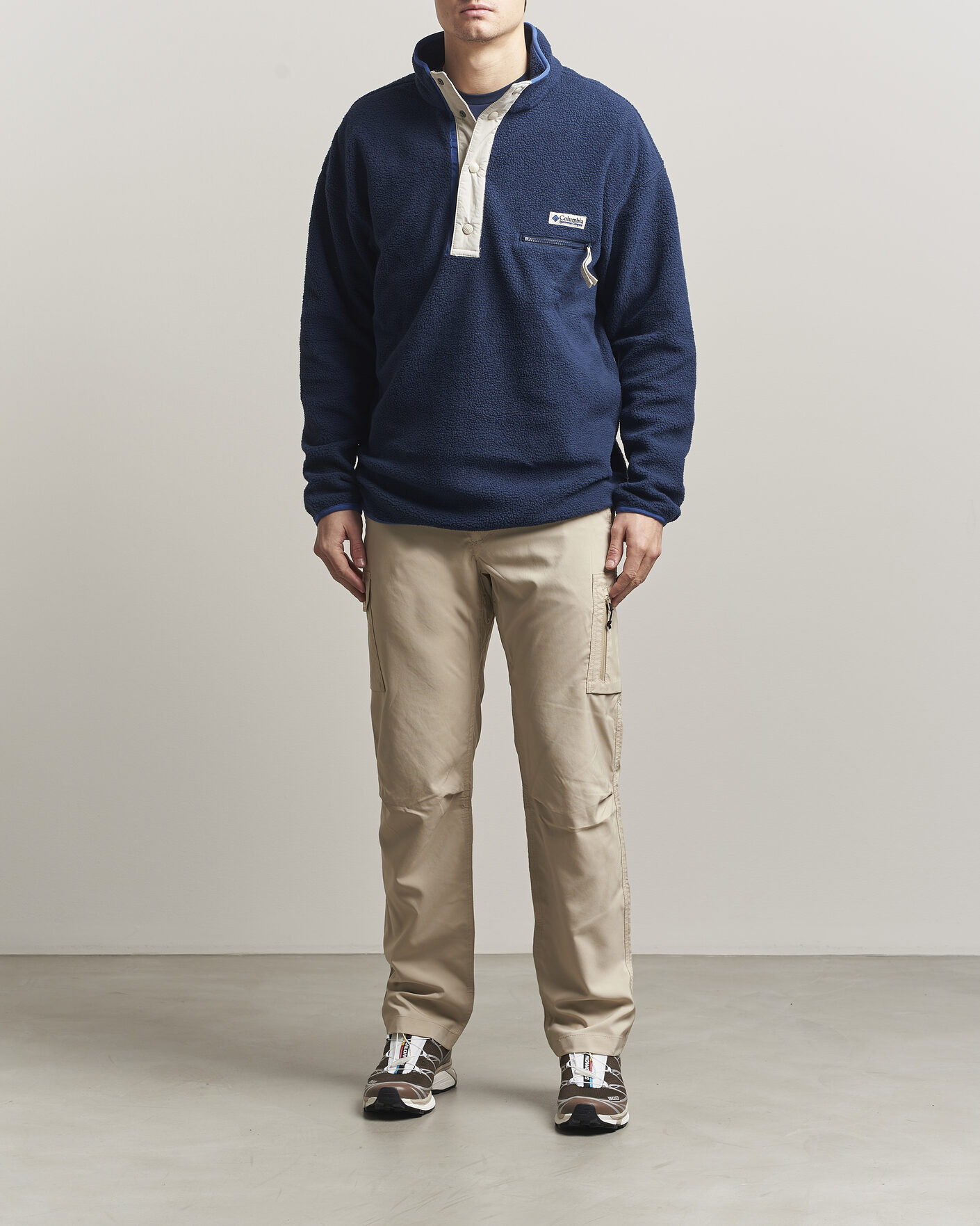Mies | Puserot | Columbia | Helvetia II Half Snap Fleece Navy
