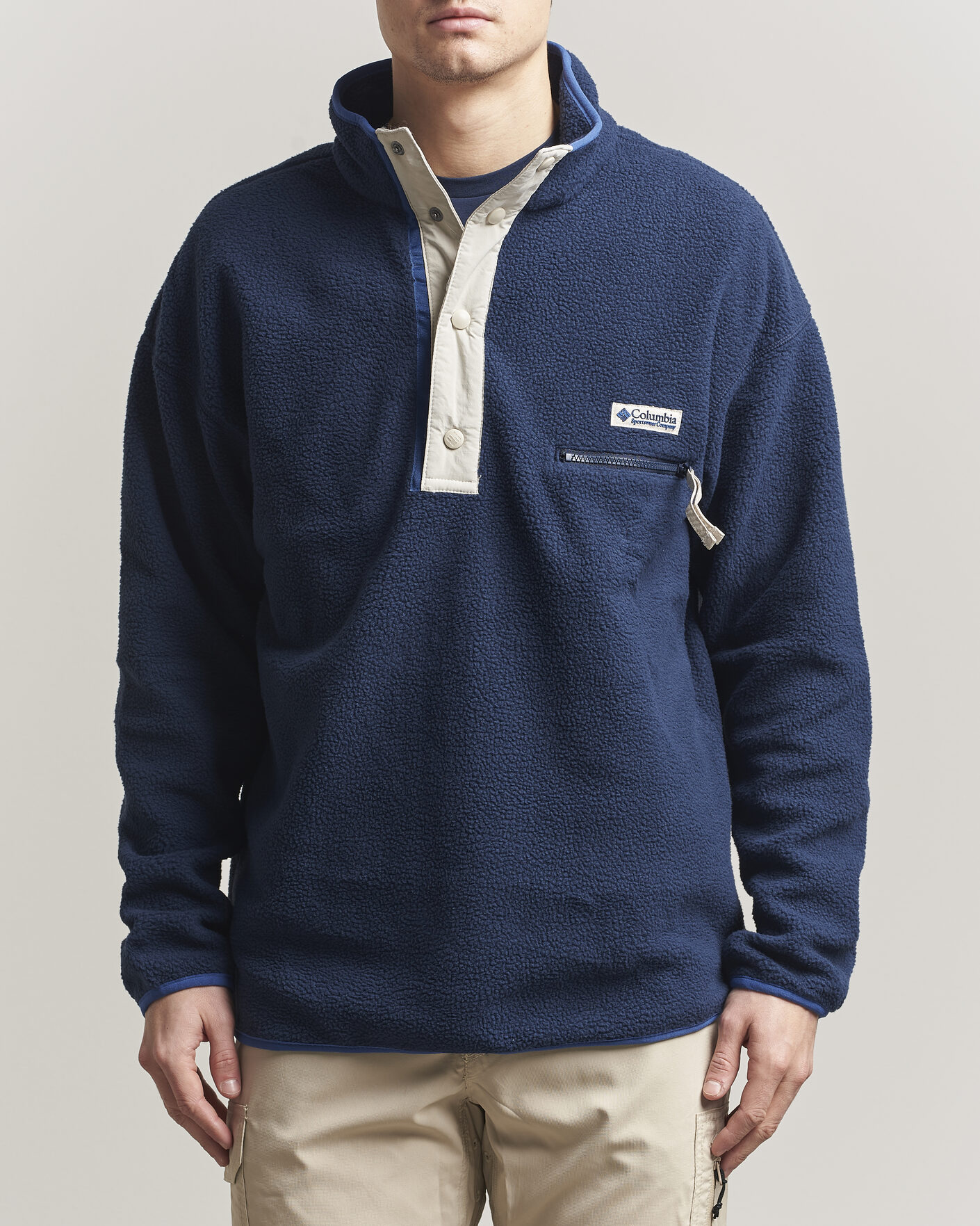 Mies | Puserot | Columbia | Helvetia II Half Snap Fleece Navy