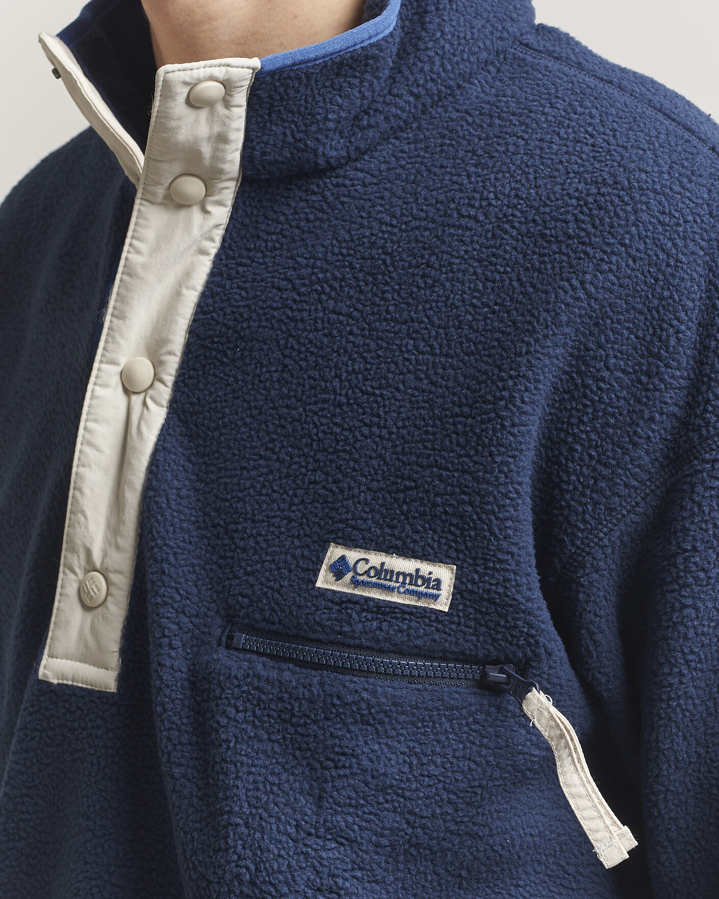 Mies | Puserot | Columbia | Helvetia II Half Snap Fleece Navy