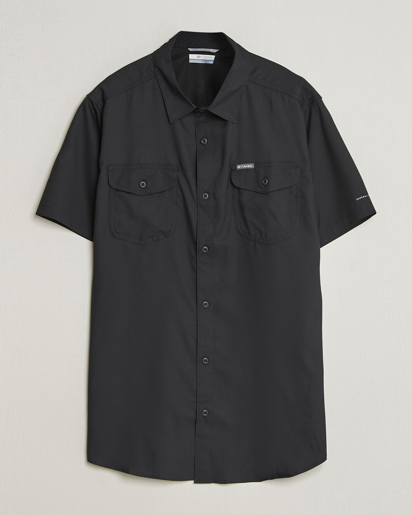 Mies | Kauluspaidat | Columbia | Utilizer II Short Sleeve Ripstop Shirt Black