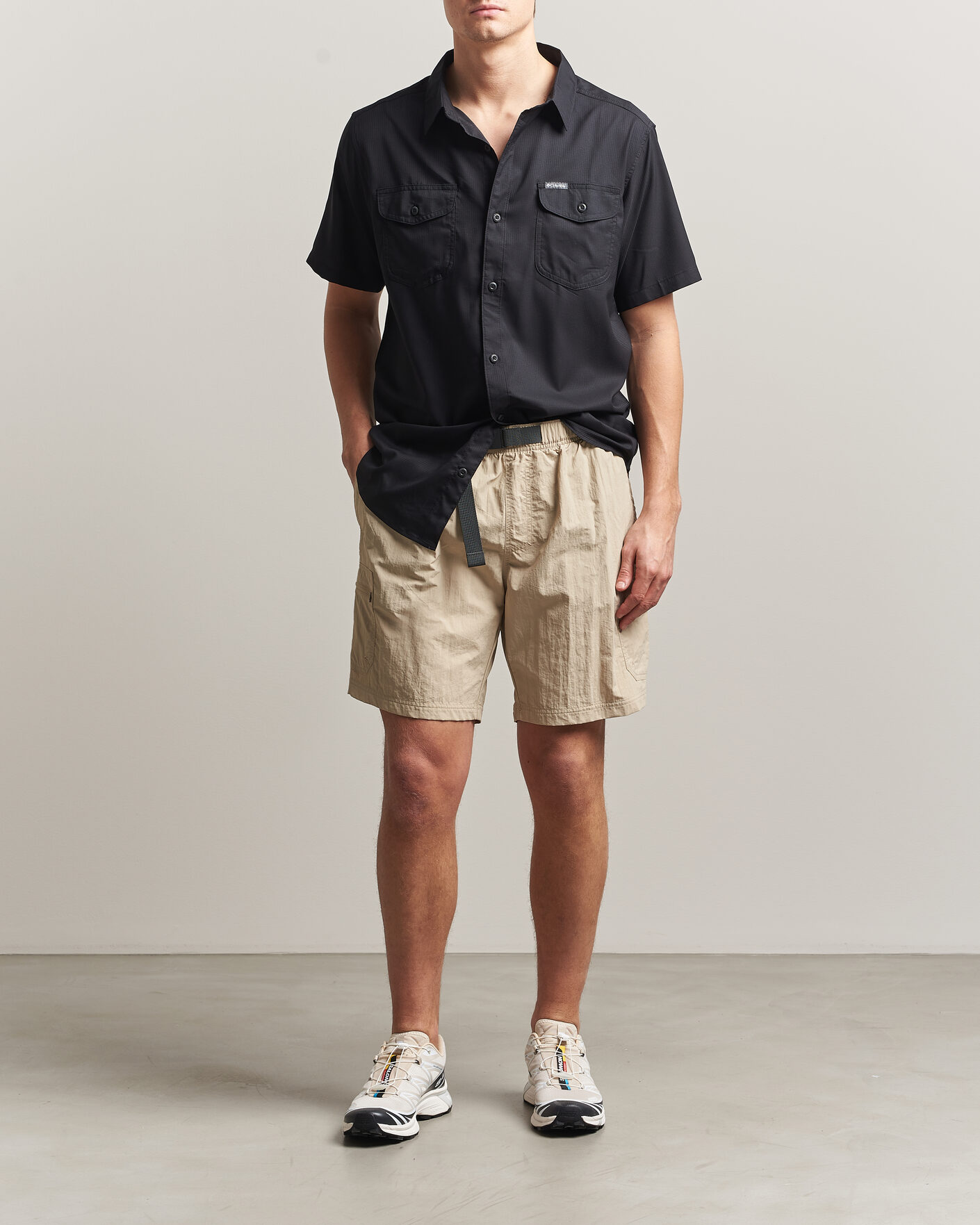 Mies | Kauluspaidat | Columbia | Utilizer II Short Sleeve Ripstop Shirt Black