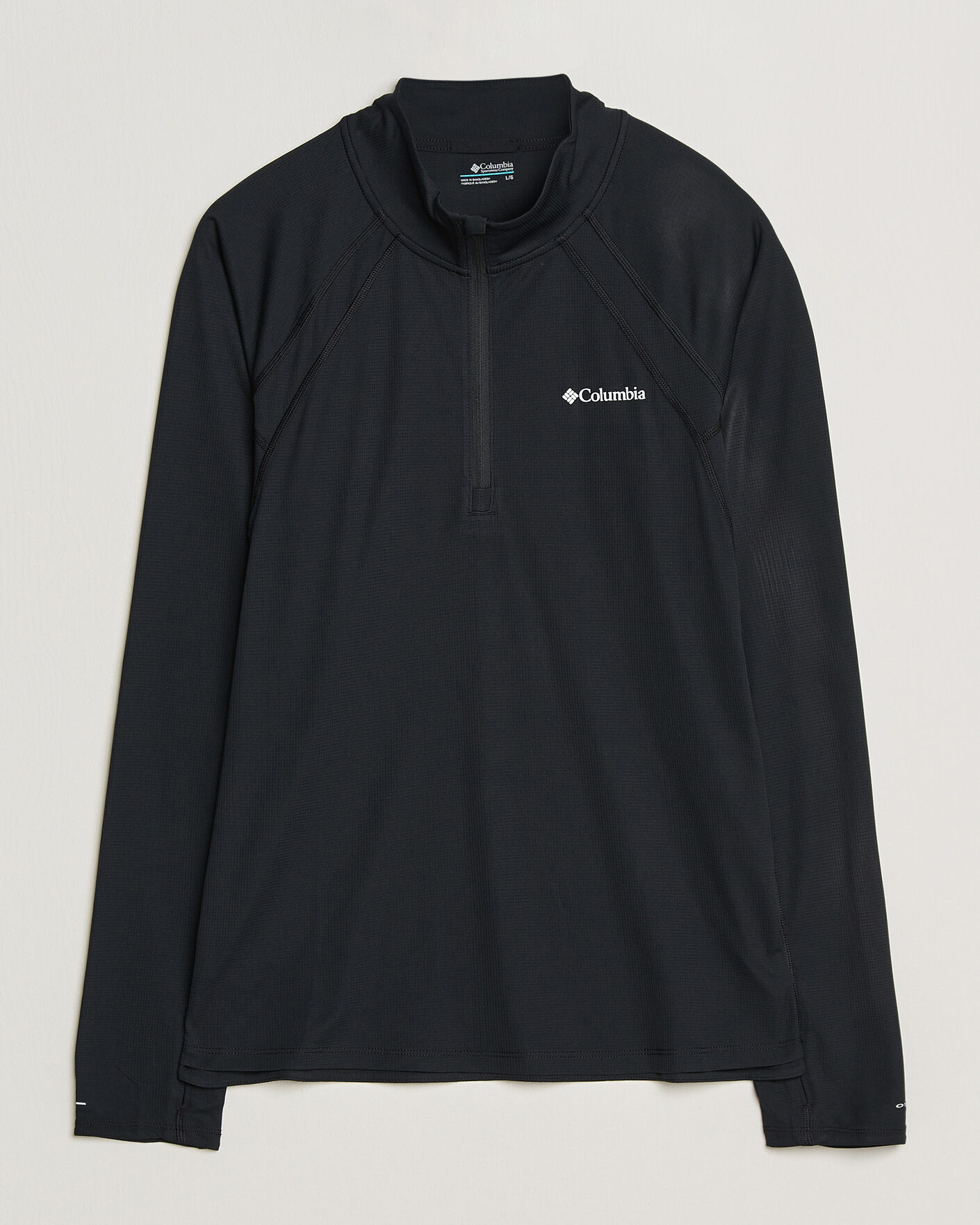 Mies | T-paidat | Columbia | Stealth Spring Half-Zip T-Shirt Black