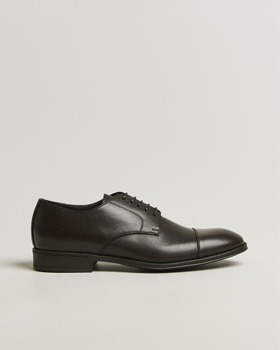 Mies | Derby-kengät | Canali | Rubber Sole Derby Brown Calf