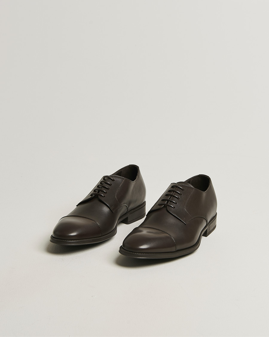 Mies | Derby-kengät | Canali | Rubber Sole Derby Brown Calf